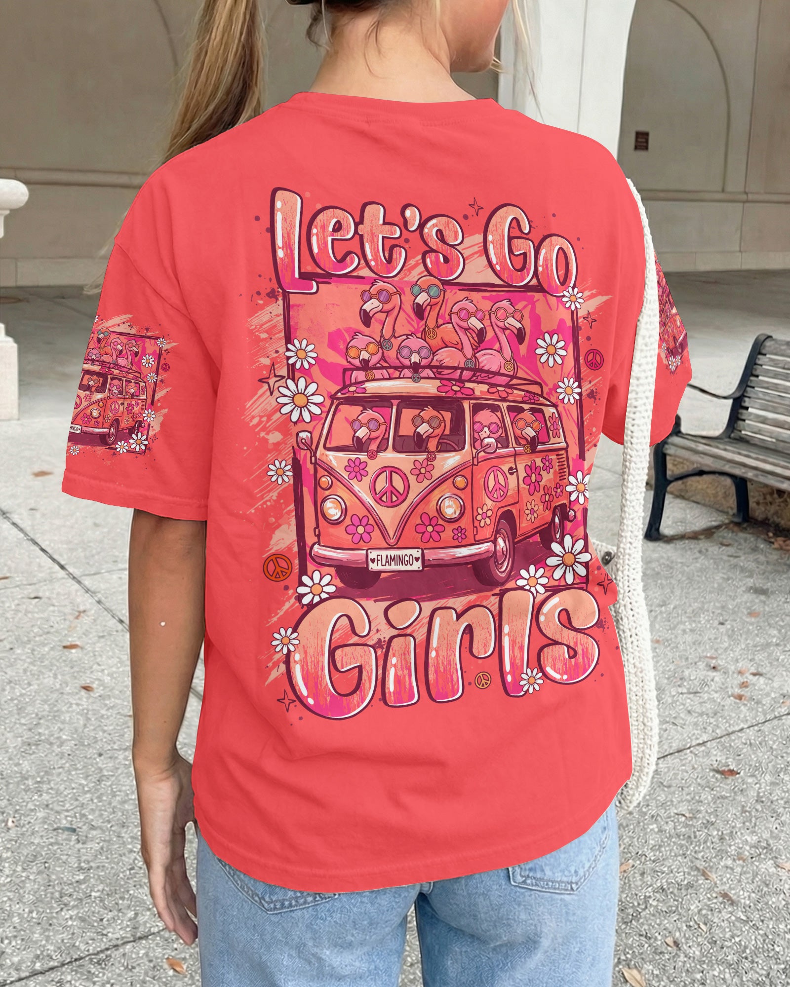 LET'S GO GIRLS FLAMINGO ALL OVER PRINT - TYLN0707263