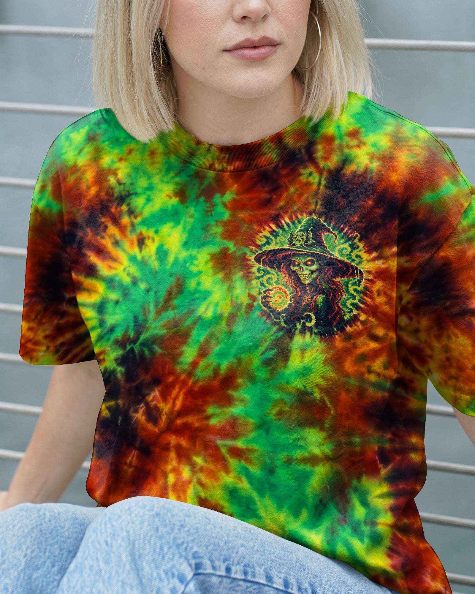 A WEE BIT WICKED HIPPIE WITCH ALL OVER PRINT - RI1307261