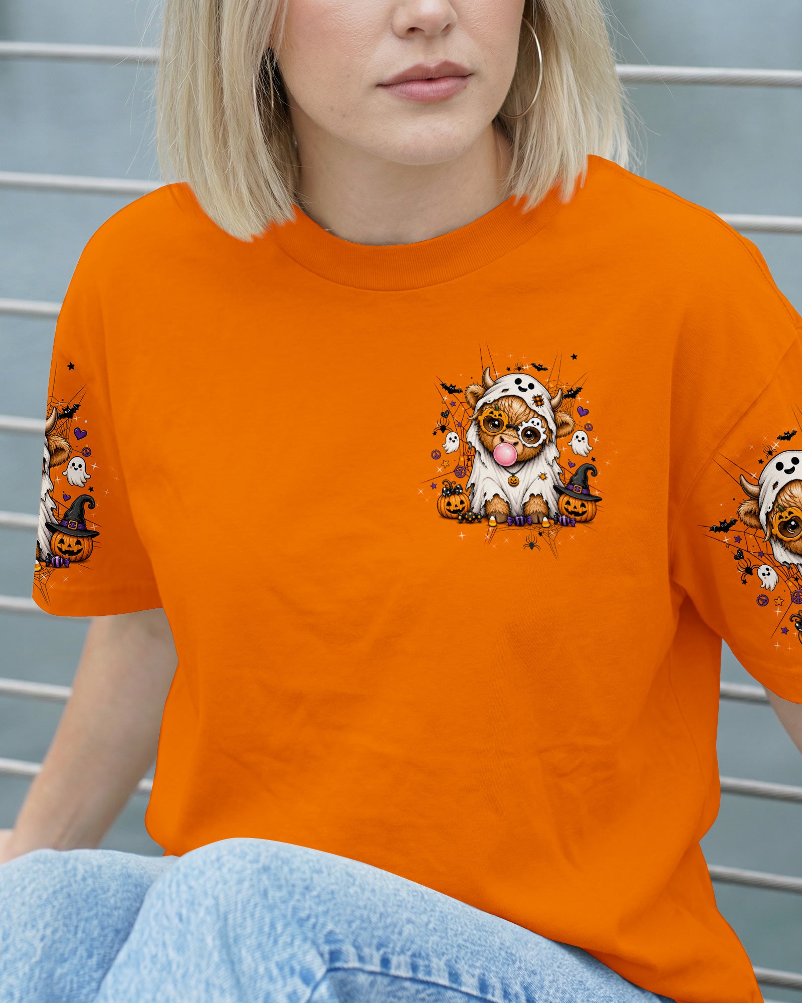 MOO I MEAN BOO HALLOWEEN ALL OVER PRINT - TLTW2007264