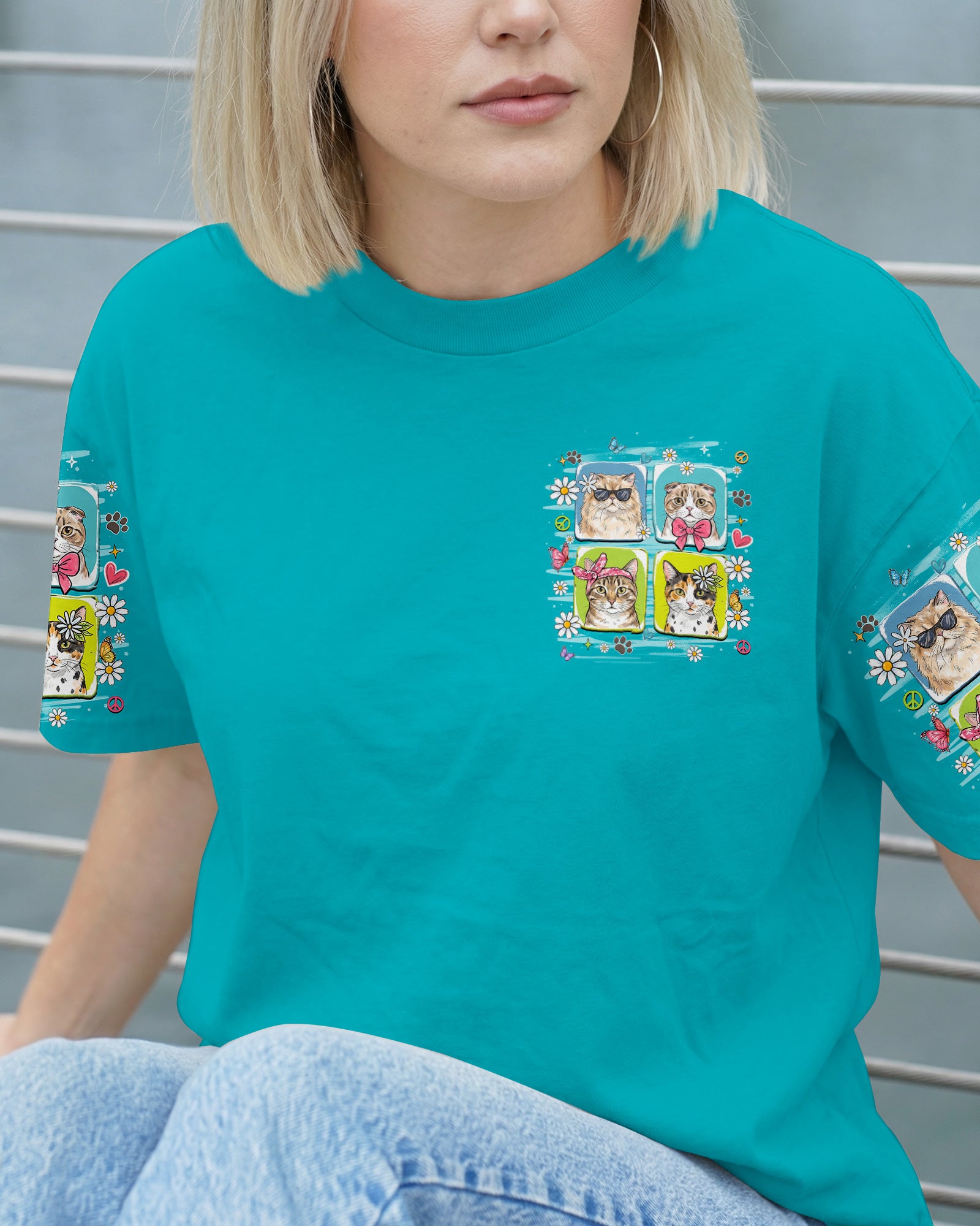 LIFE HAPPENS CATS HELP ALL OVER PRINT - TLHN2907264