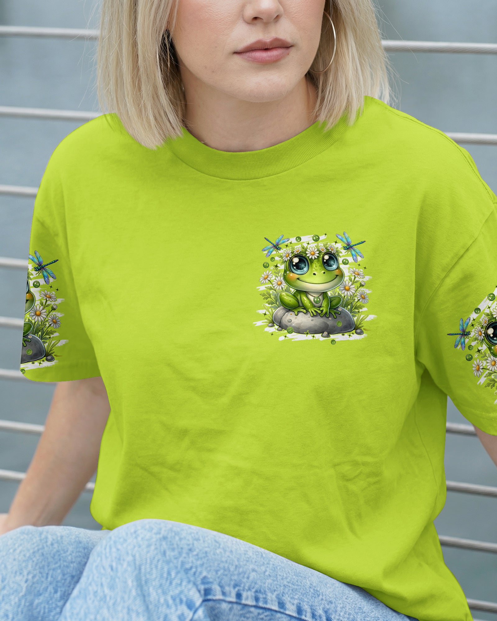 JUST BREATHE FROG ALL OVER PRINT - TYPQ2705261