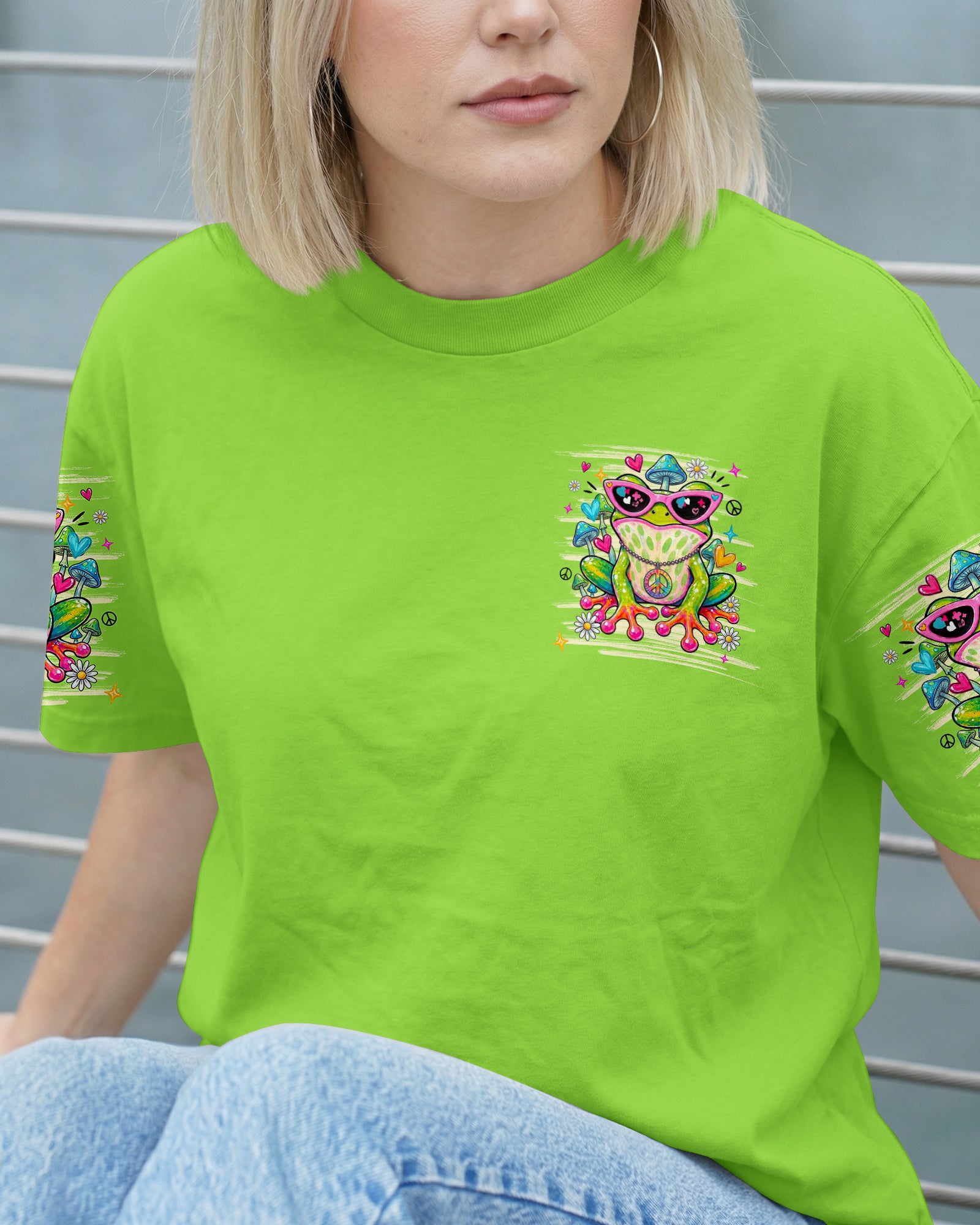 JESUS THINKS I'M A DELIGHT FROG ALL OVER PRINT - TYLN1407261
