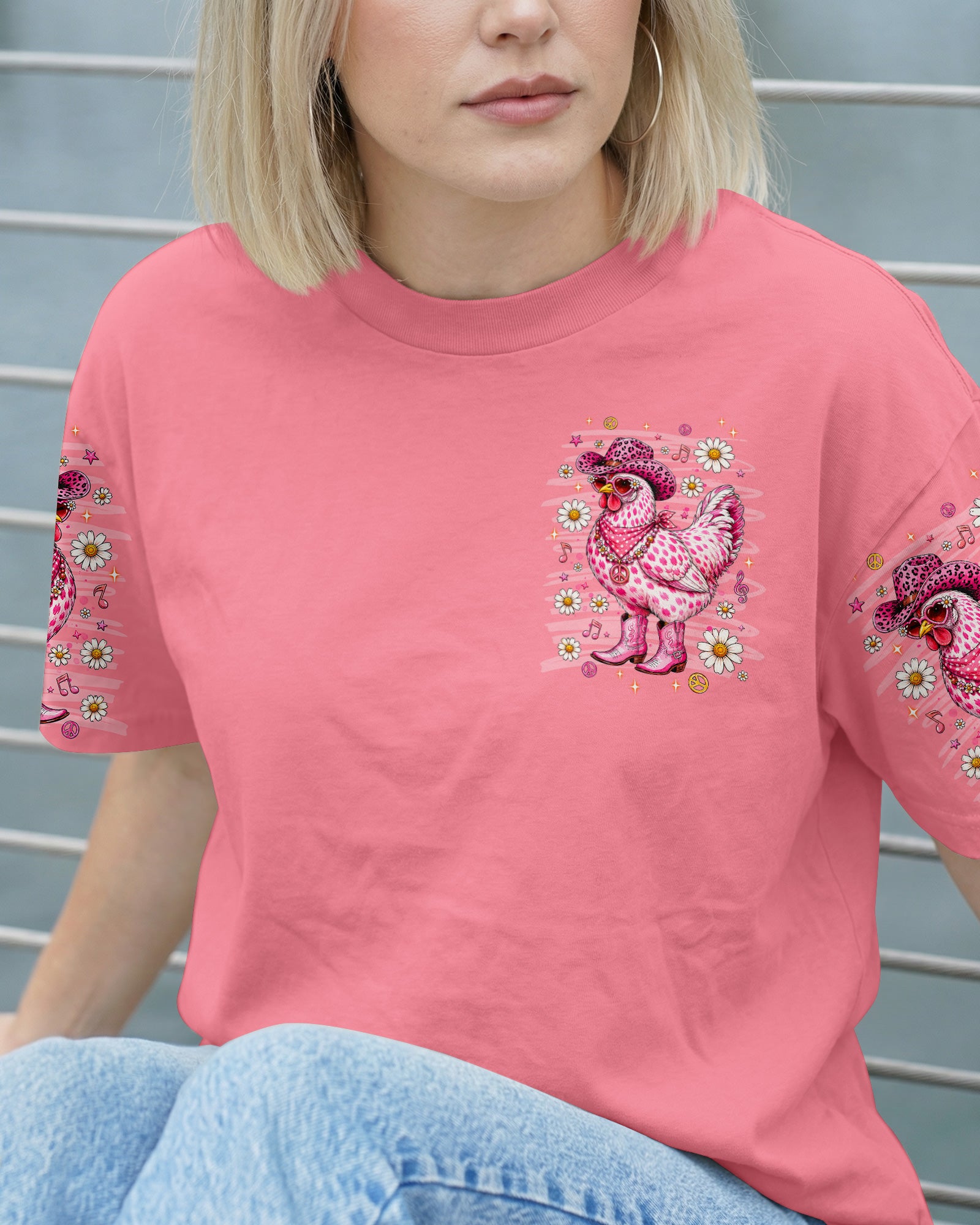 LET'S GO GIRLS HEN CHICKEN ALL OVER PRINT - TLNT2606261
