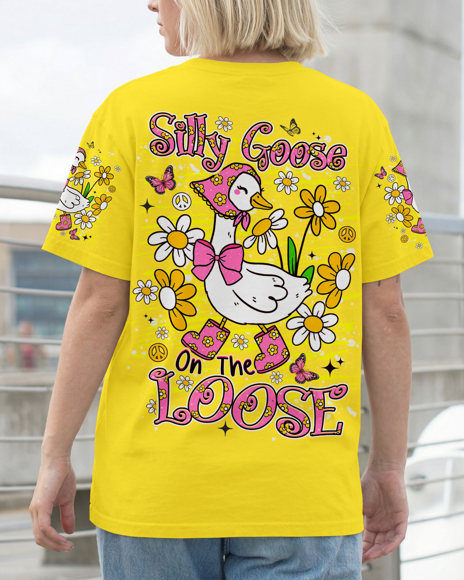 SILLY GOOSE ON THE LOOSE ALL OVER PRINT - TLHN2107263