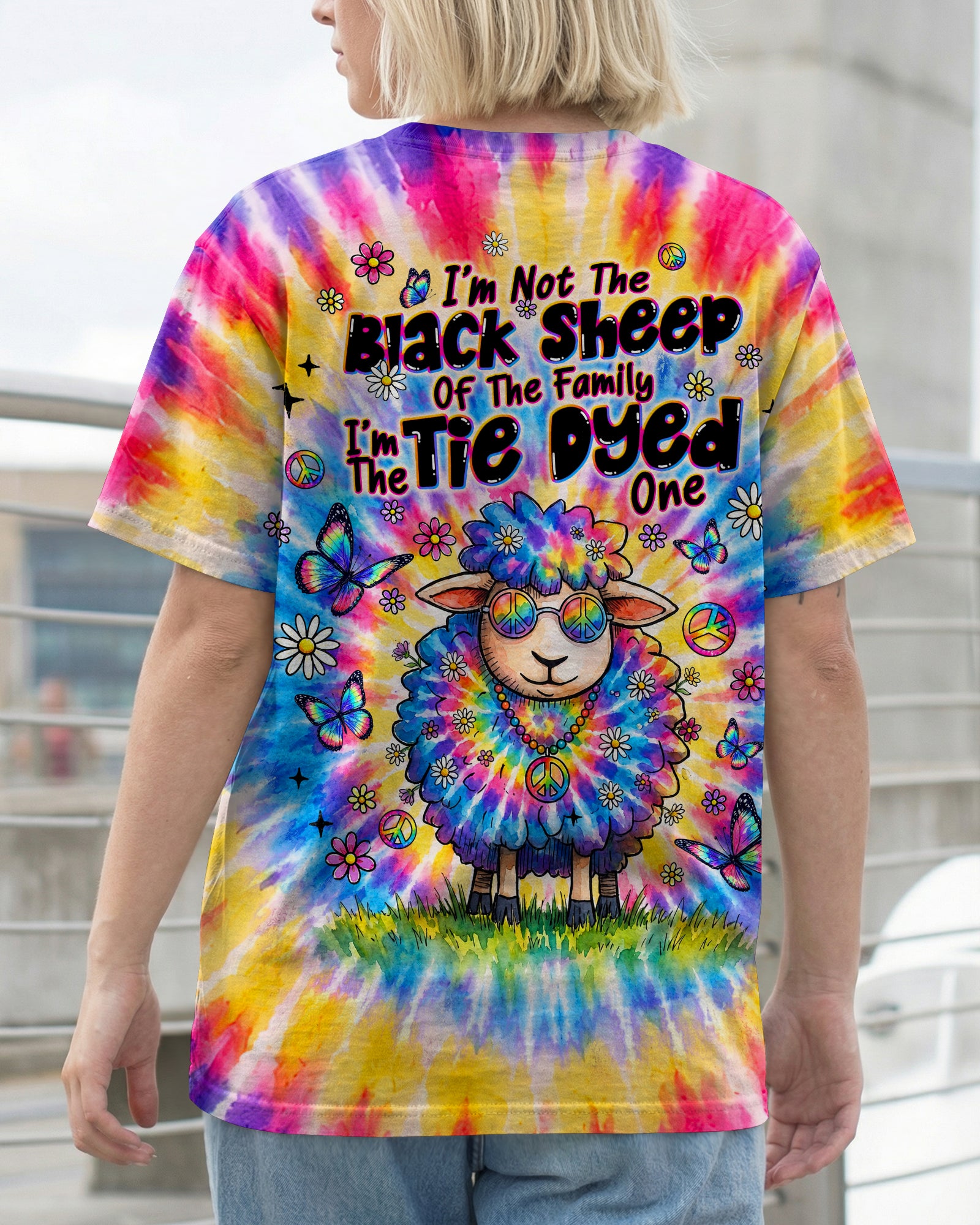 I'M NOT THE BLACK SHEEP SWIRL ALL OVER PRINT - TLNT1307262