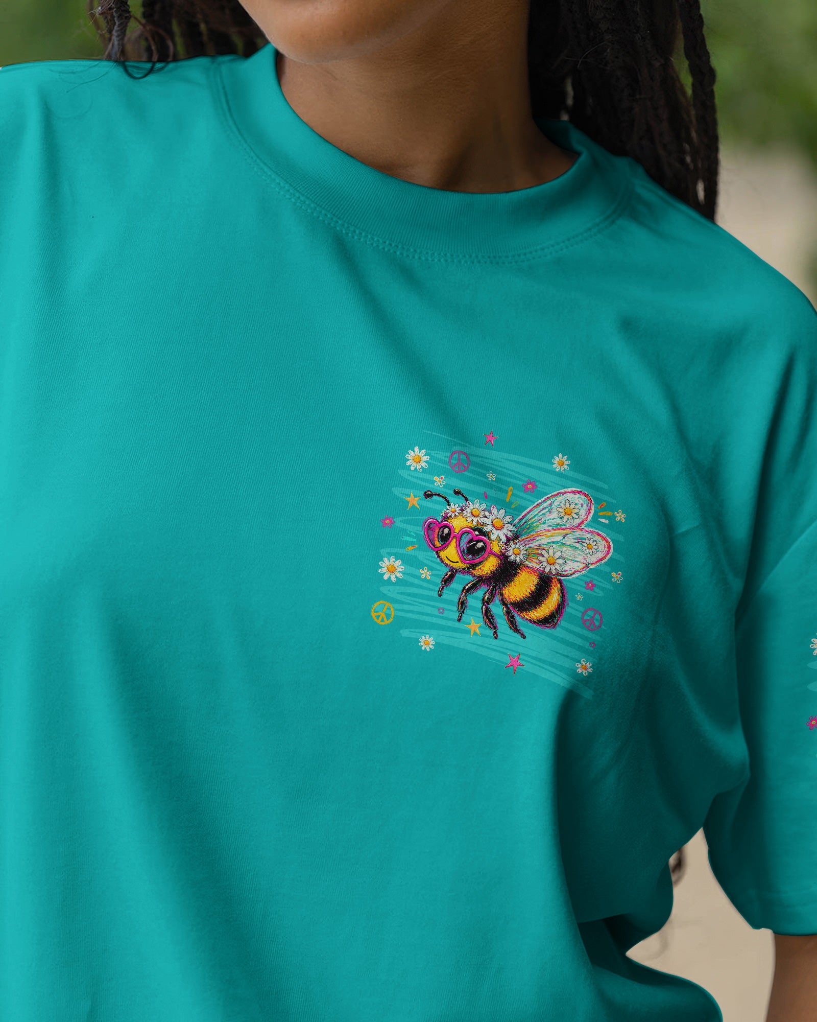 IN A WORLD WHERE YOU CAN BE ANYTHING BEE KIND ALL OVER PRINT  - TLNT1305263