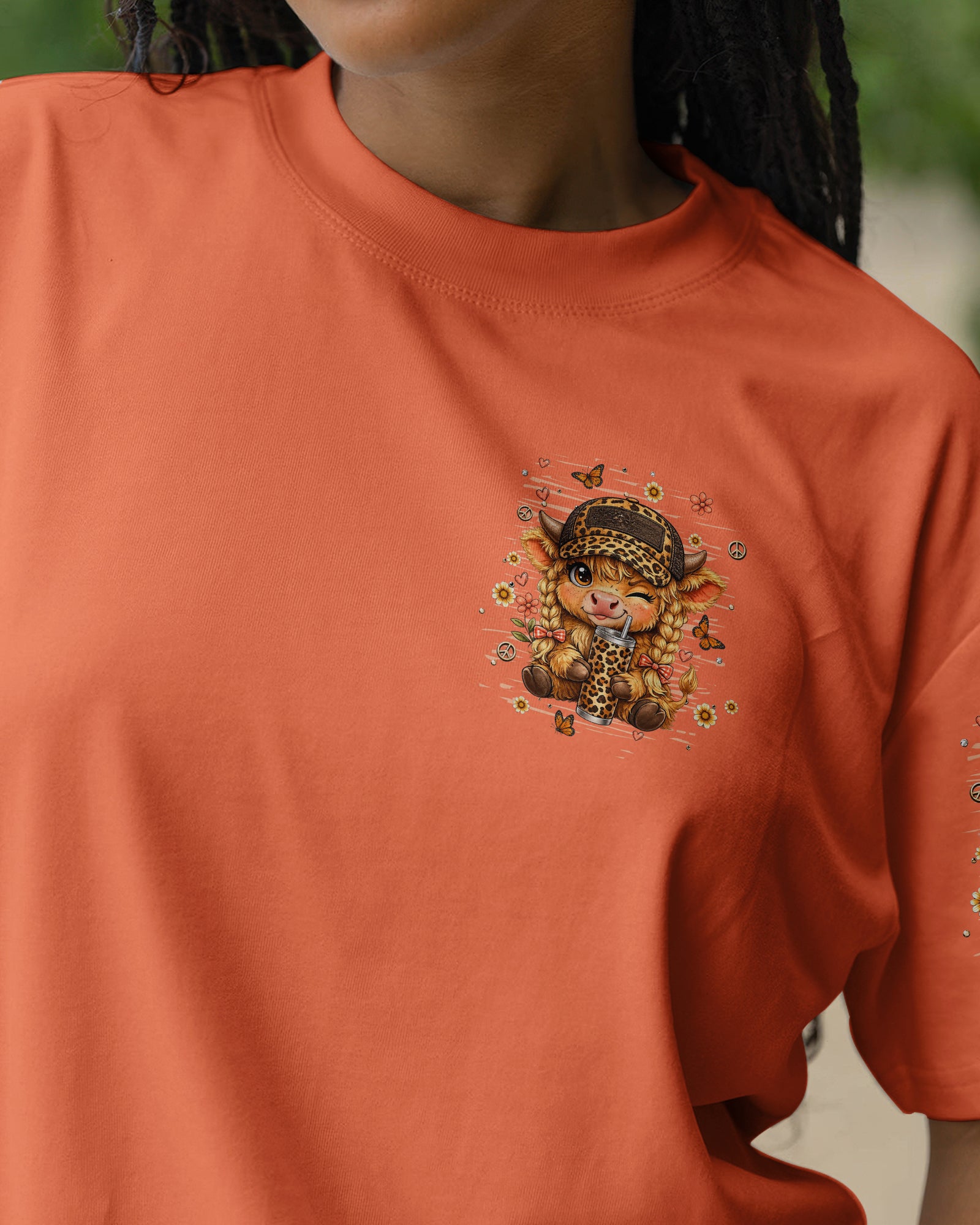 SUCK IT UP BUTTERCUP COW ALL OVER PRINT  - TLHN0906261