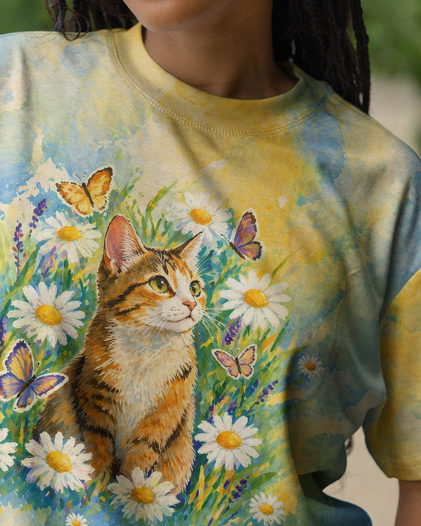 WHISPER WORDS OF WISDOM LET IT BE CAT ALL OVER PRINT   - TLHG2404261