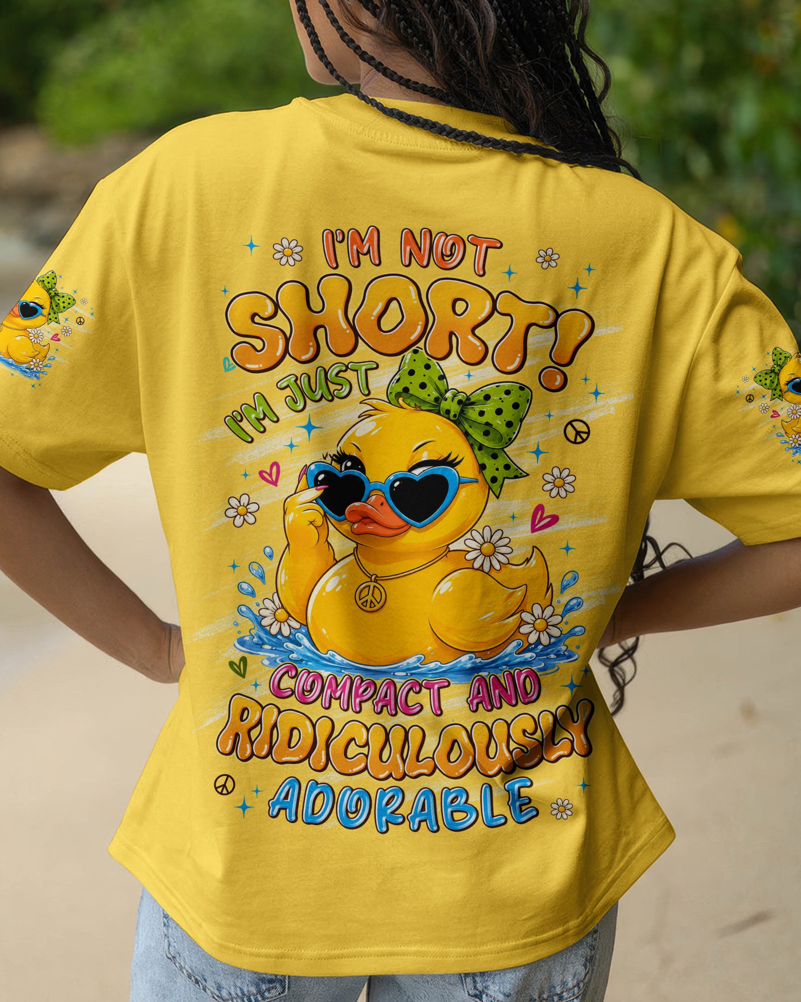 I'M NOT SHORT DUCK ALL OVER PRINT - TYLN1307263