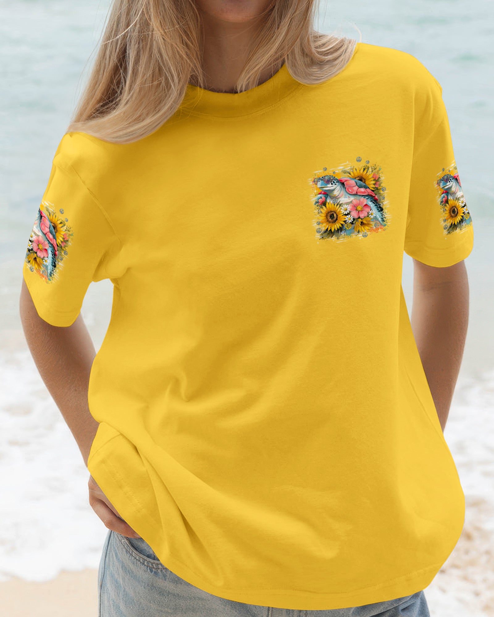 WHISPER WORDS OF WISDOM LET IT BE TURTLE ALL OVER PRINT - TYPQ1706242