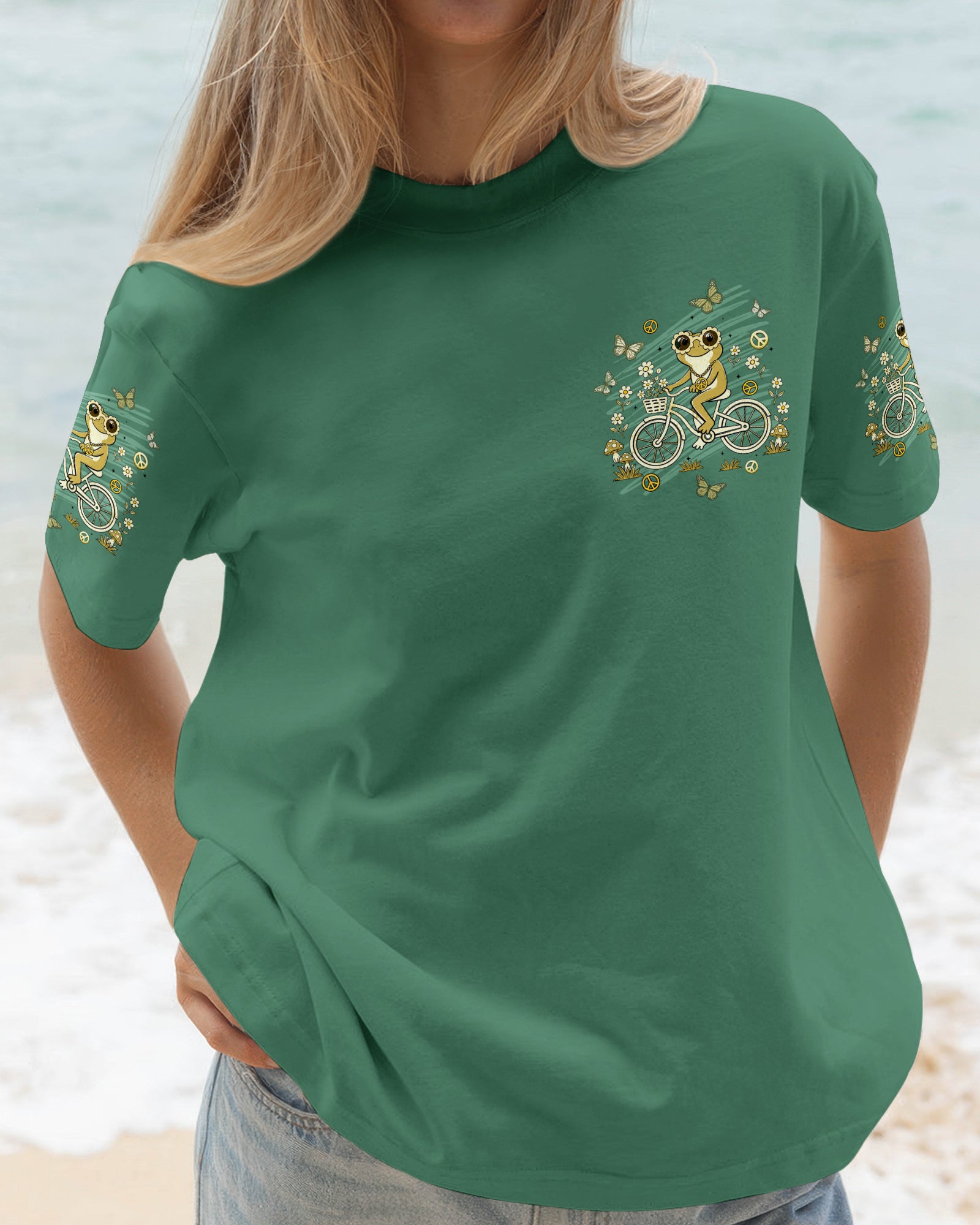 BE HUMBLE BE KIND FROG ALL OVER PRINT - TLNT1307263