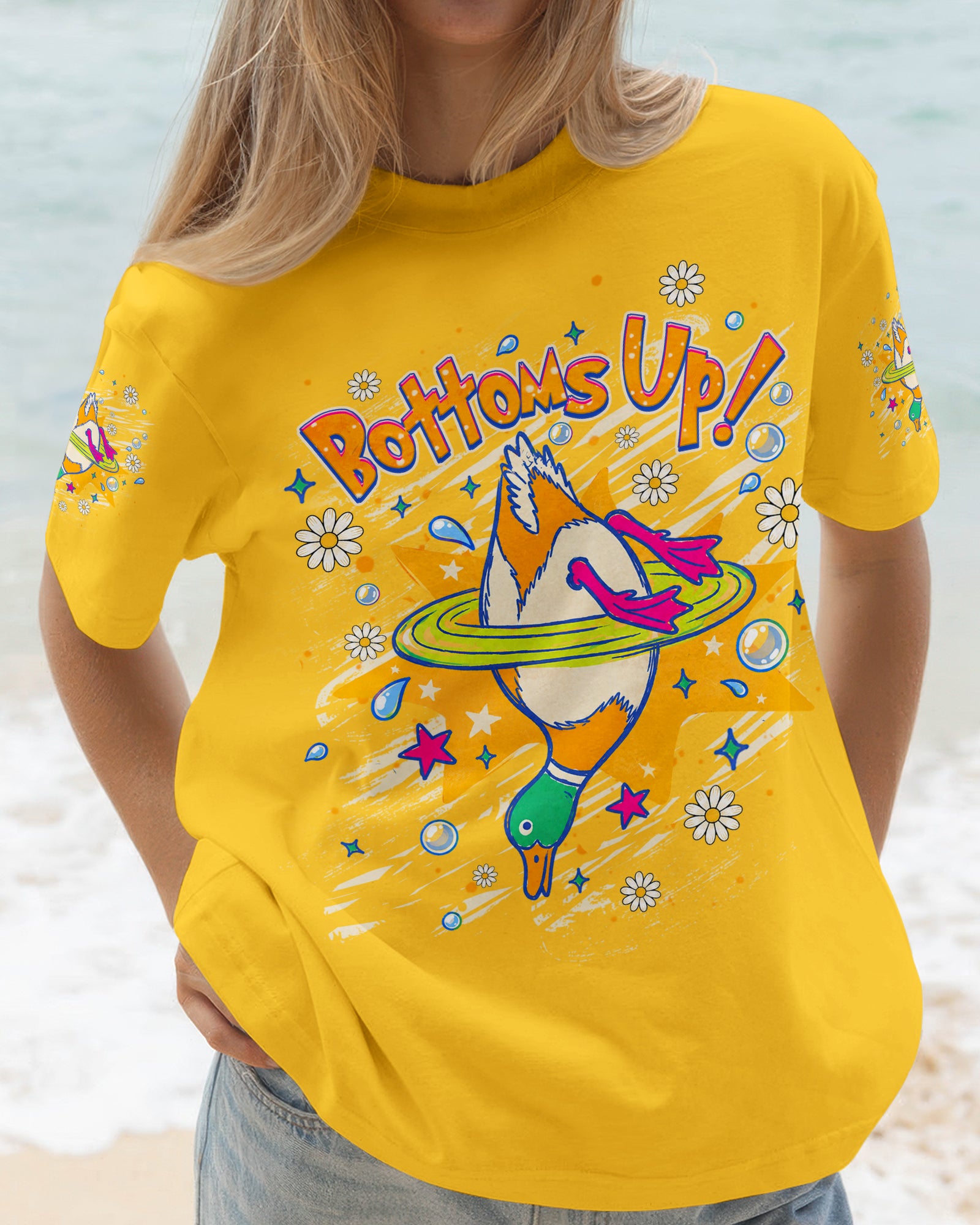 BOTTOMS UP DUCK ALL OVER PRINT - TLHN1206262