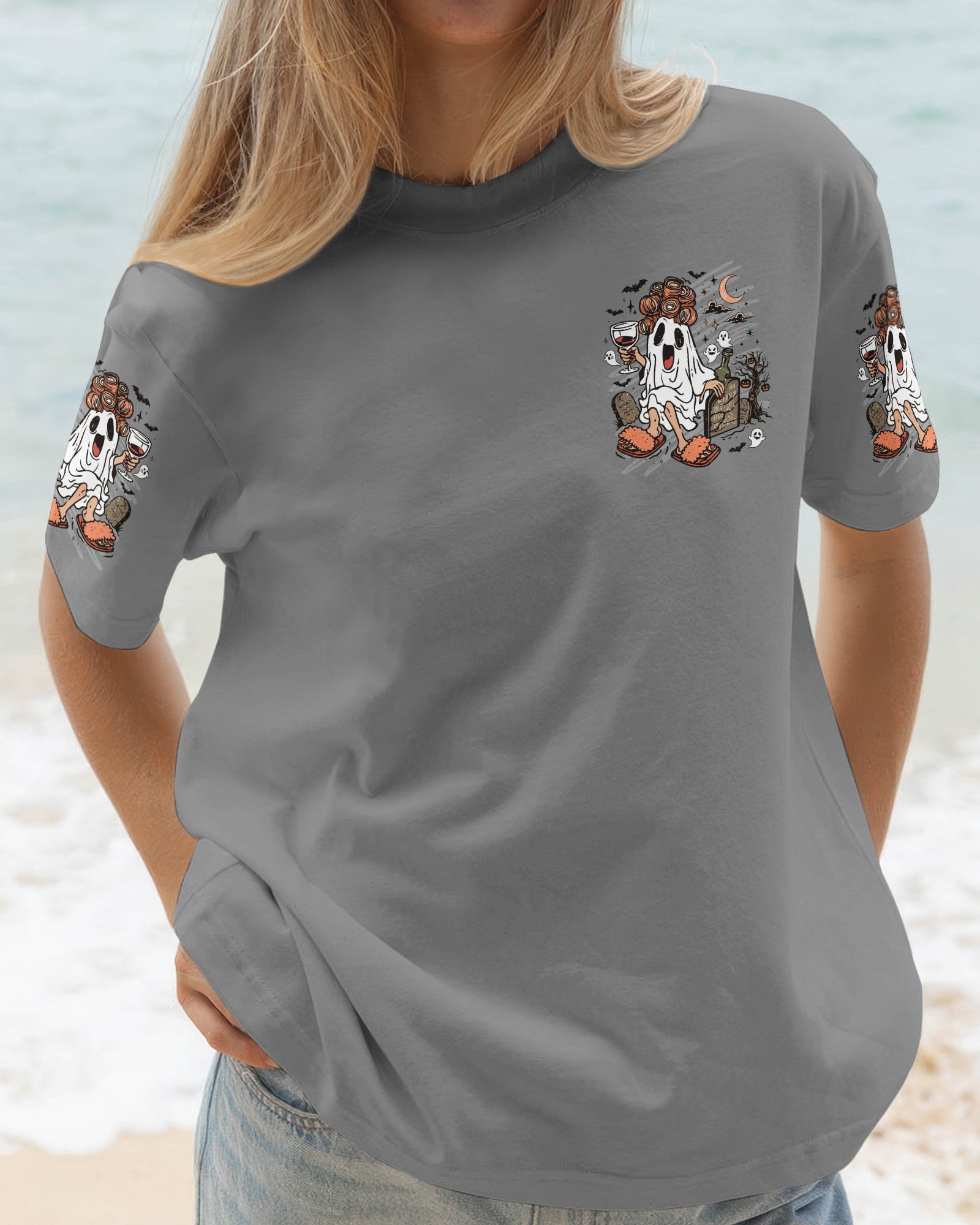 HAUNT MESS SPOOKY BOO HALLOWEEN ALL OVER PRINT  - TLNT1707263
