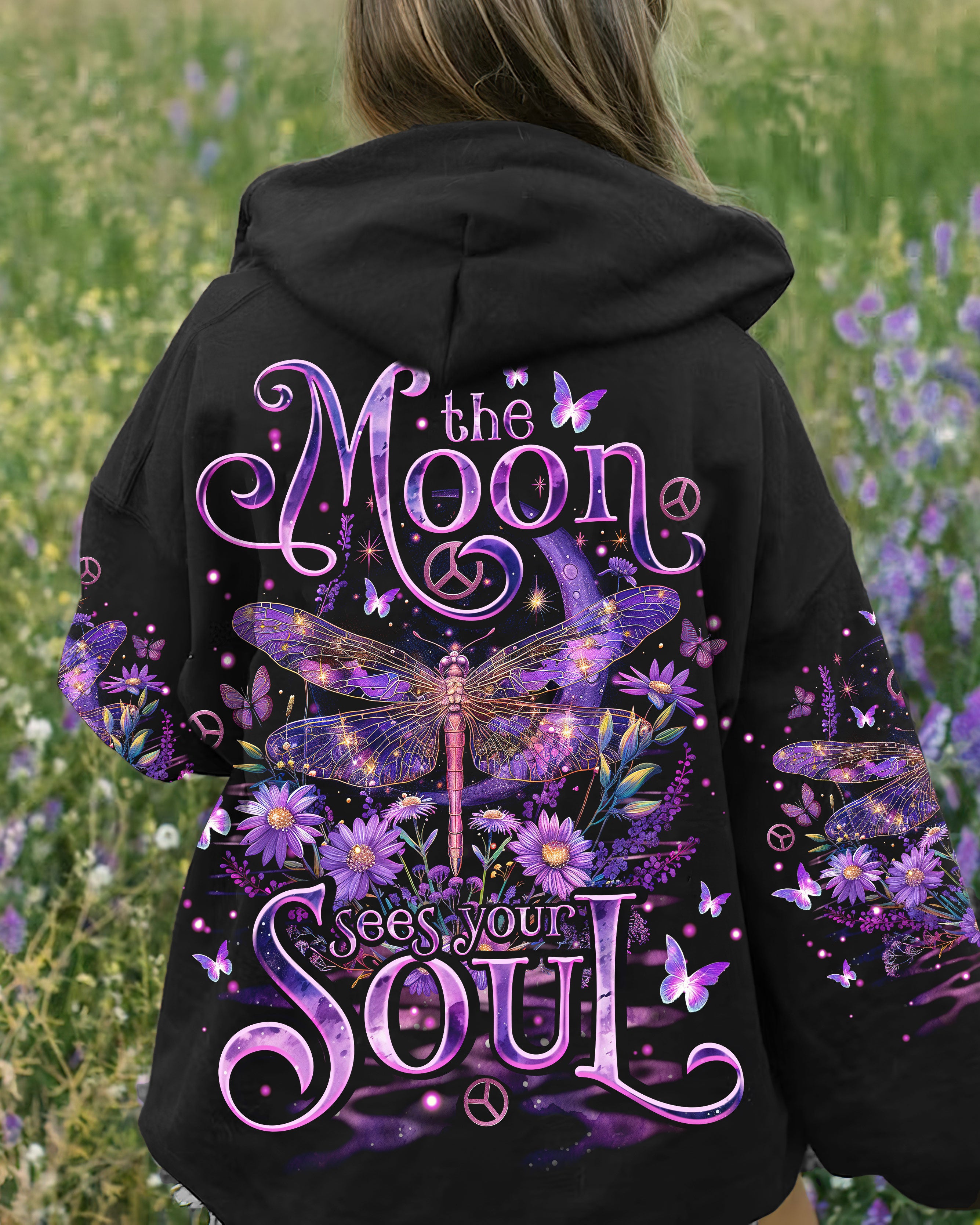 THE MOON SEES YOUR SOUL DRAGONFLY ALL OVER PRINT - TLNO0603243