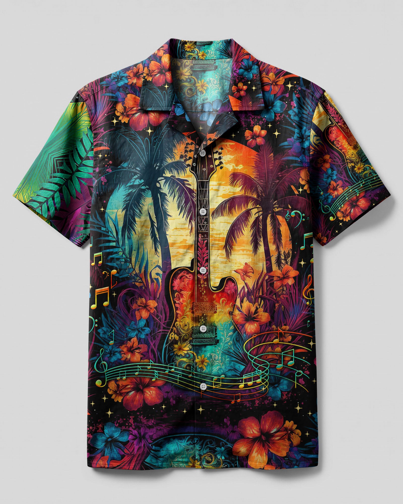 FIND ME WHERE THE MUSIC MEETS THE OCEAN GUITAR CAMP SHIRT - TLNO1305236