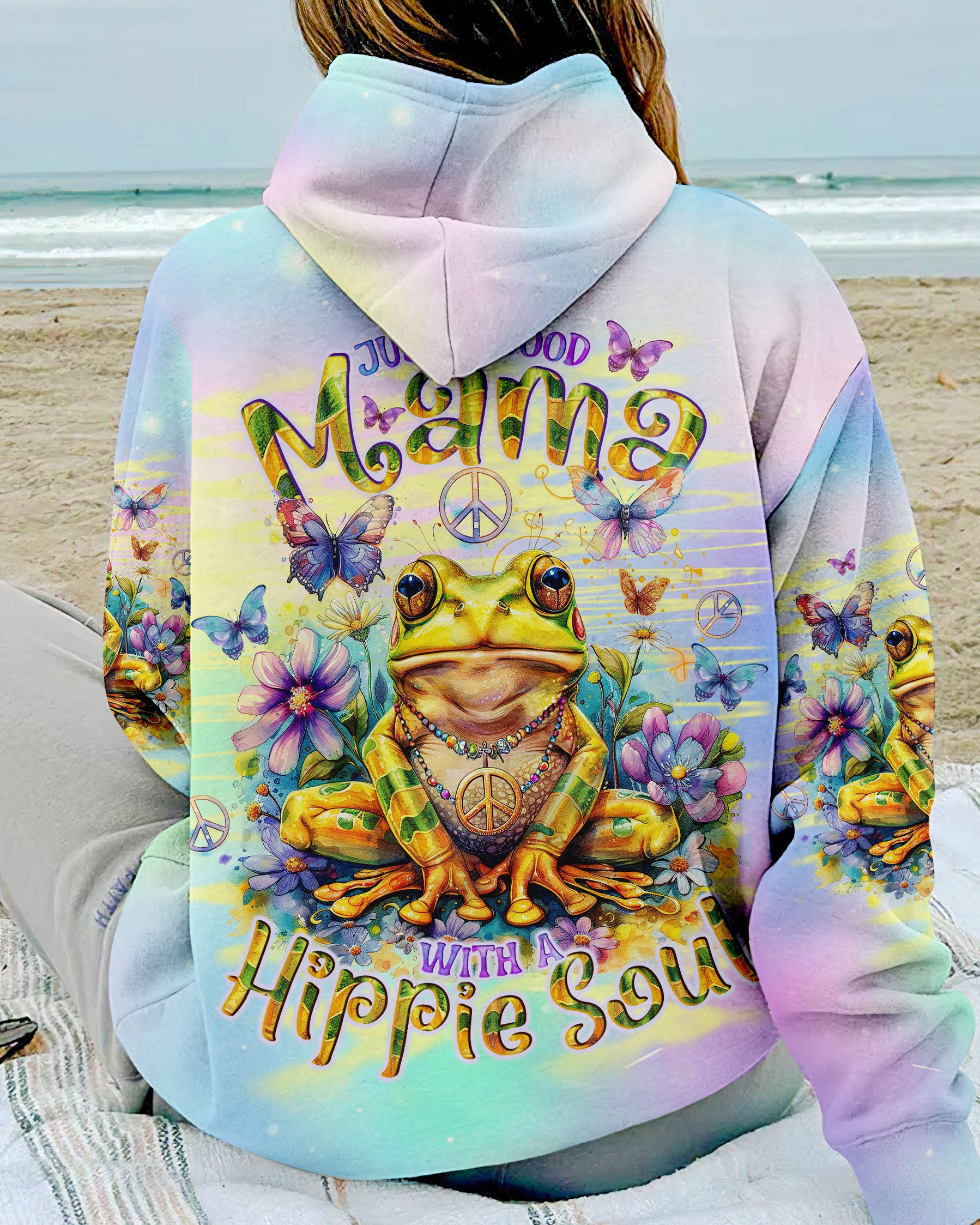 JUST A GOOD MAMA FROG ALL OVER PRINT - TLNO2902242