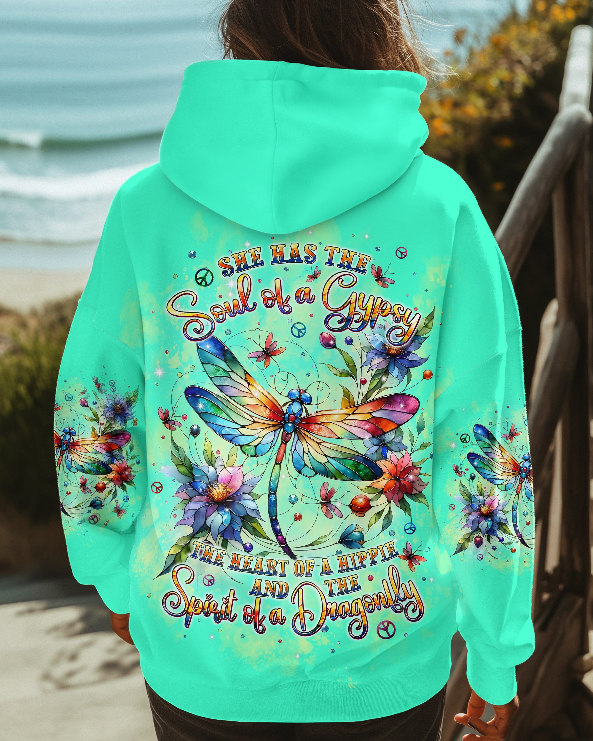 SPIRIT OF A DRAGONFLY ALL OVER PRINT - TLPQ0310244