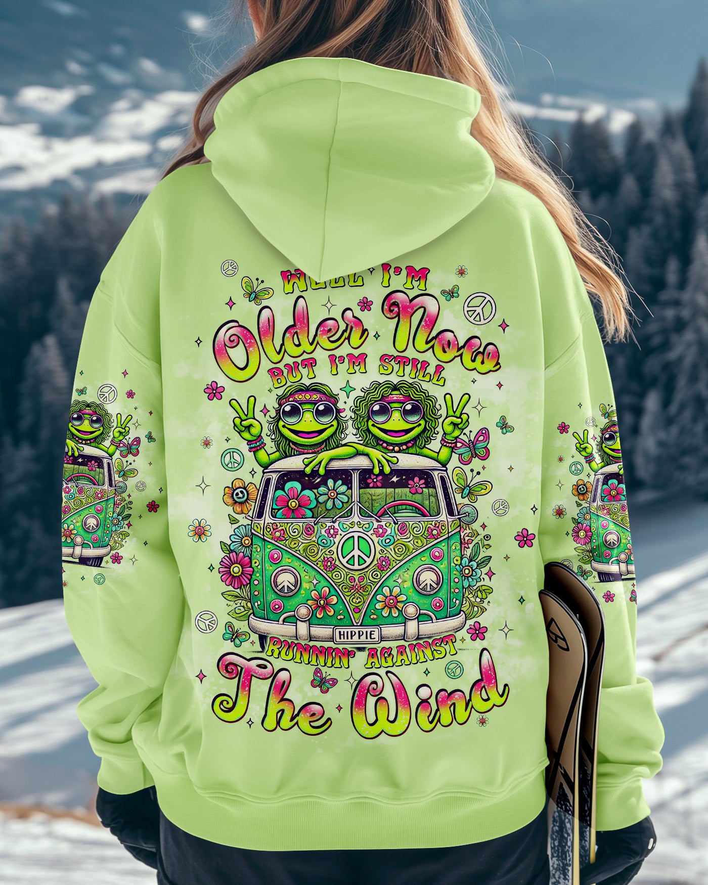 RUNNING AGAINST THE WIND BUS FROG ALL OVER PRINT - TLPQ0411244