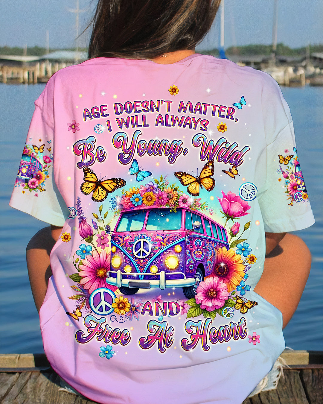 AGE DOESN'T MATTER BUS FLOWER ALL OVER PRINT - TLPQ0608242