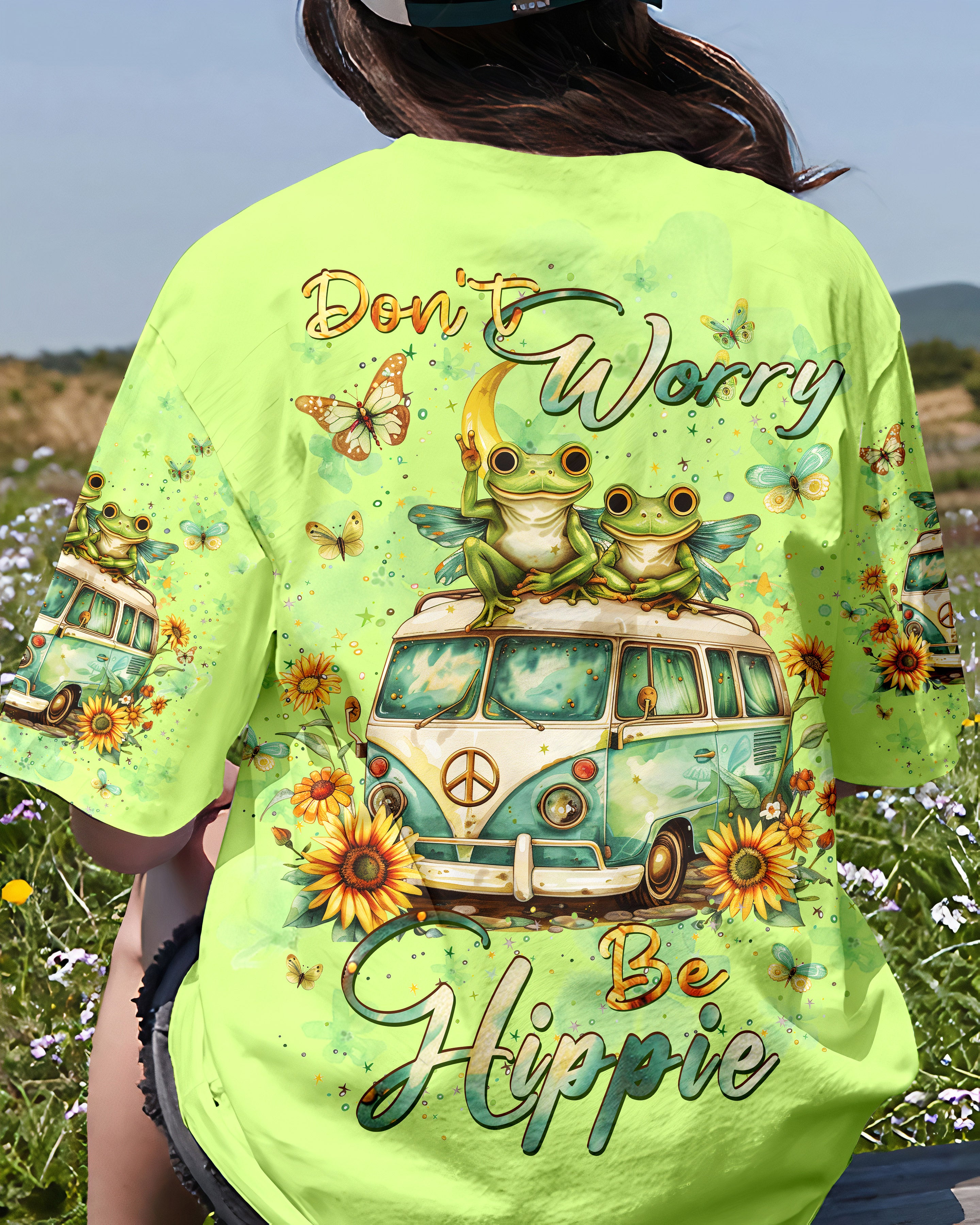 DON'T WORRY BE HIPPIE ALL OVER PRINT - TLPQ0803241