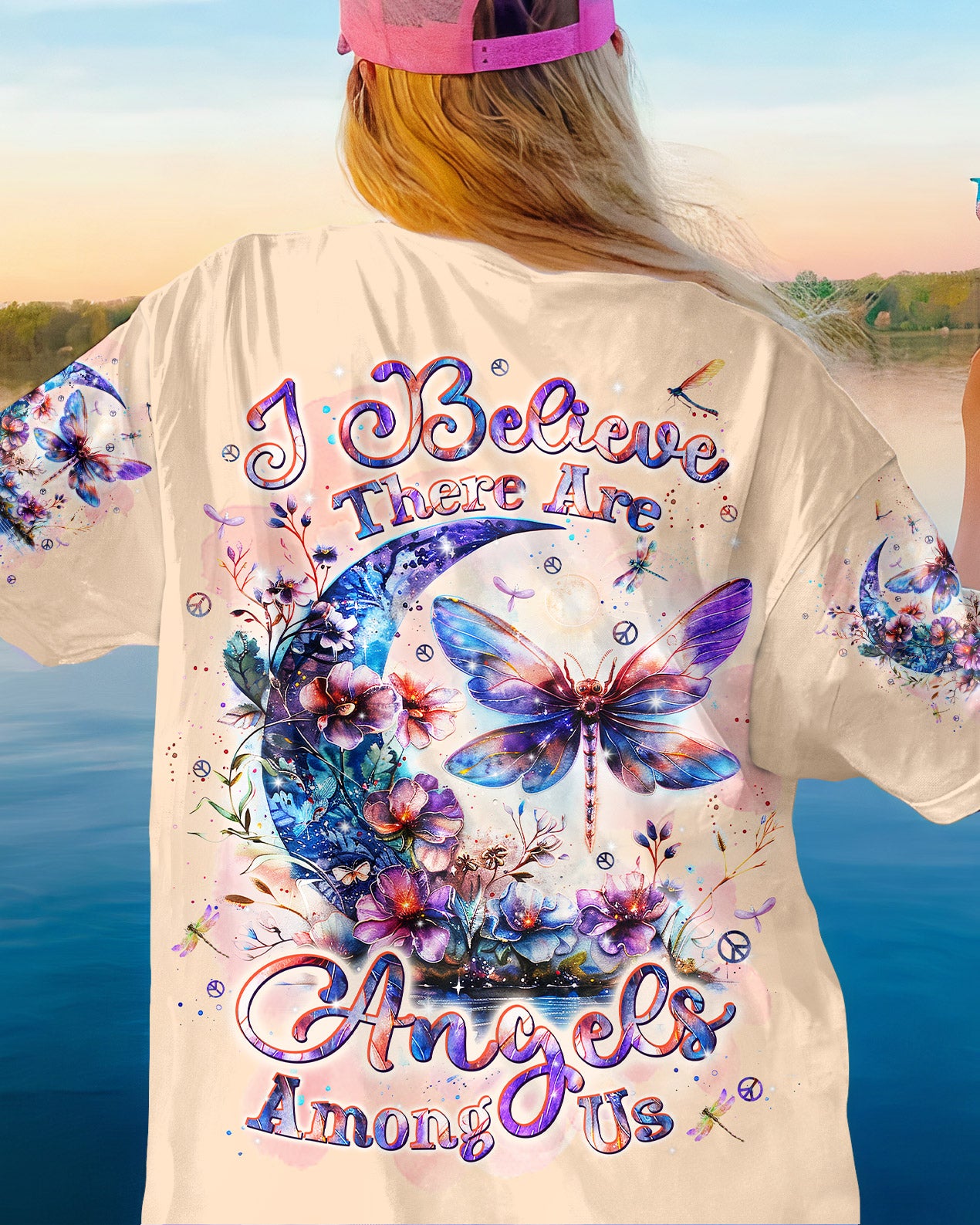 I BELIEVE THERE ARE ANGELS AMONG US ALL OVER PRINT - TLPQ1004242