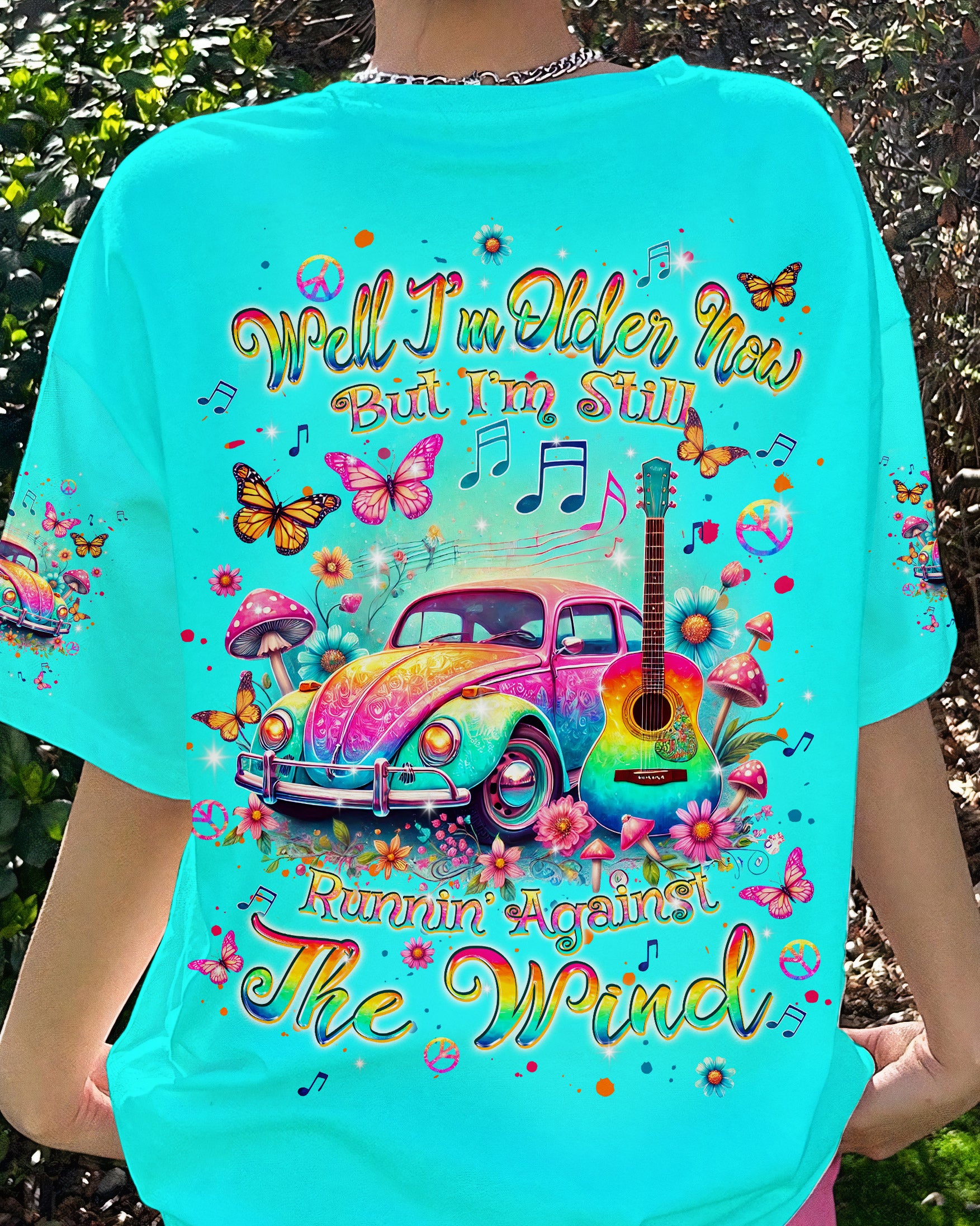 RUNNING AGAINST THE WIND CAR ALL OVER PRINT - TLPQ1207244