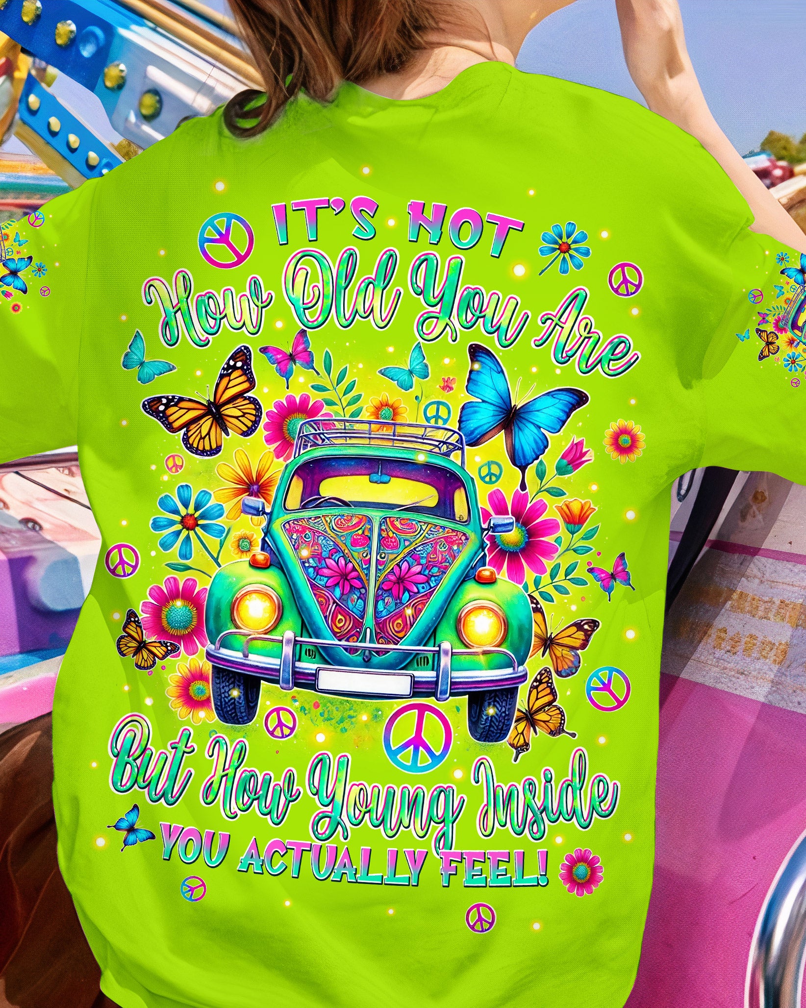 IT'S NOT HOW OLD YOU ARE CAR ALL OVER PRINT - TLPQ1507244