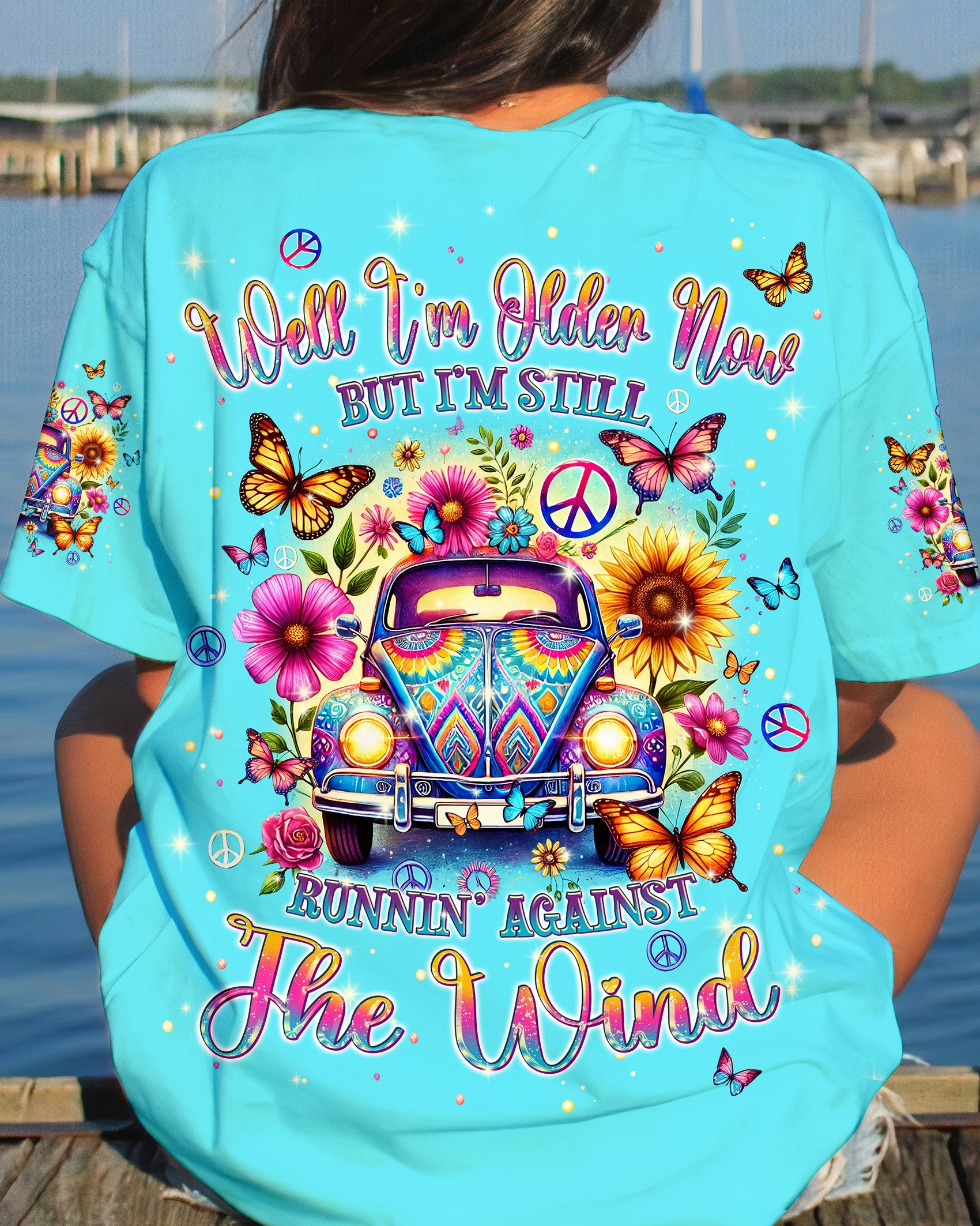 RUNNING AGAINST THE WIND CAR ALL OVER PRINT - TLPQ1607244