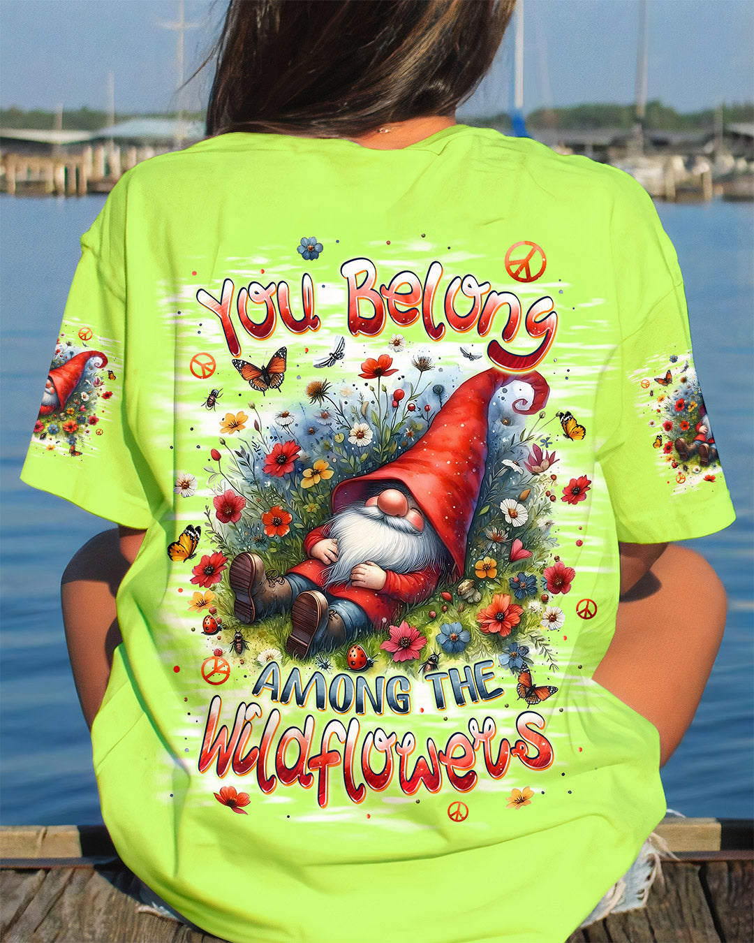 YOU BELONG AMONG THE WILDFLOWERS GNOME ALL OVER PRINT - TLPQ1608242