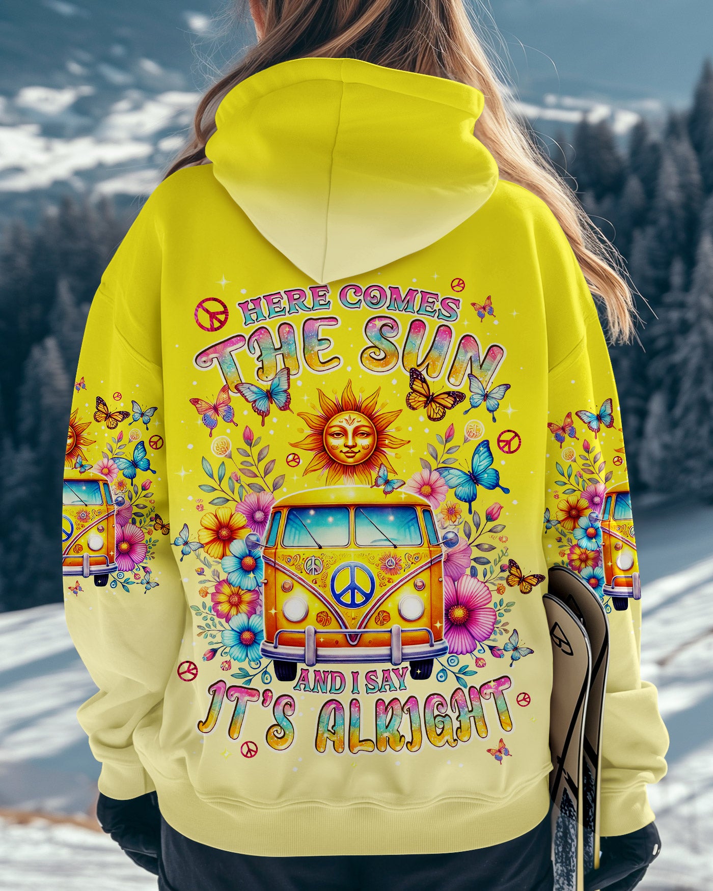 HERE COMES THE SUN ALL OVER PRINT  - TLPQ1710242