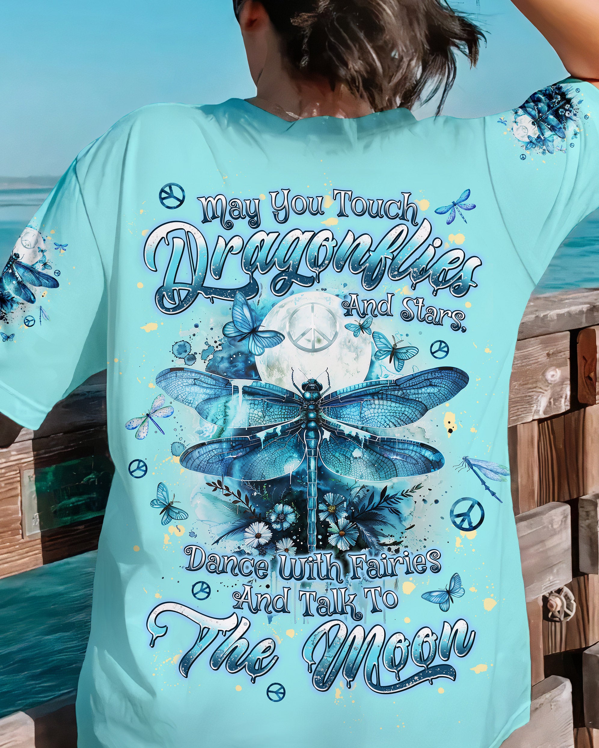MAY YOU TOUCH DRAGONFLIES AND STARS ALL OVER PRINT - TLPQ1807241