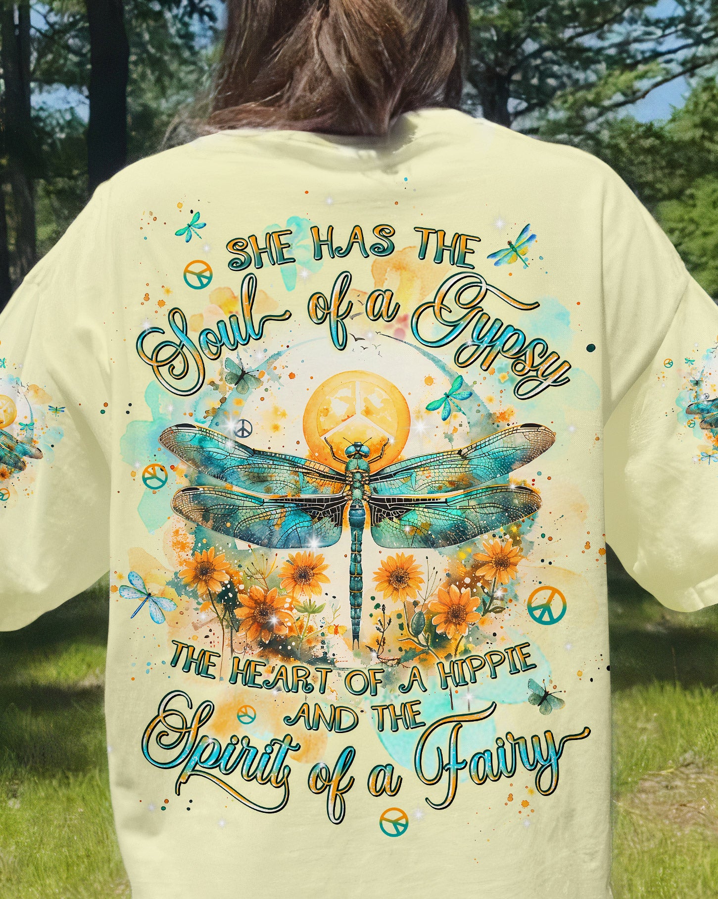 SPIRIT OF A FAIRY DRAGONFLY ALL OVER PRINT - TLPQ1907242