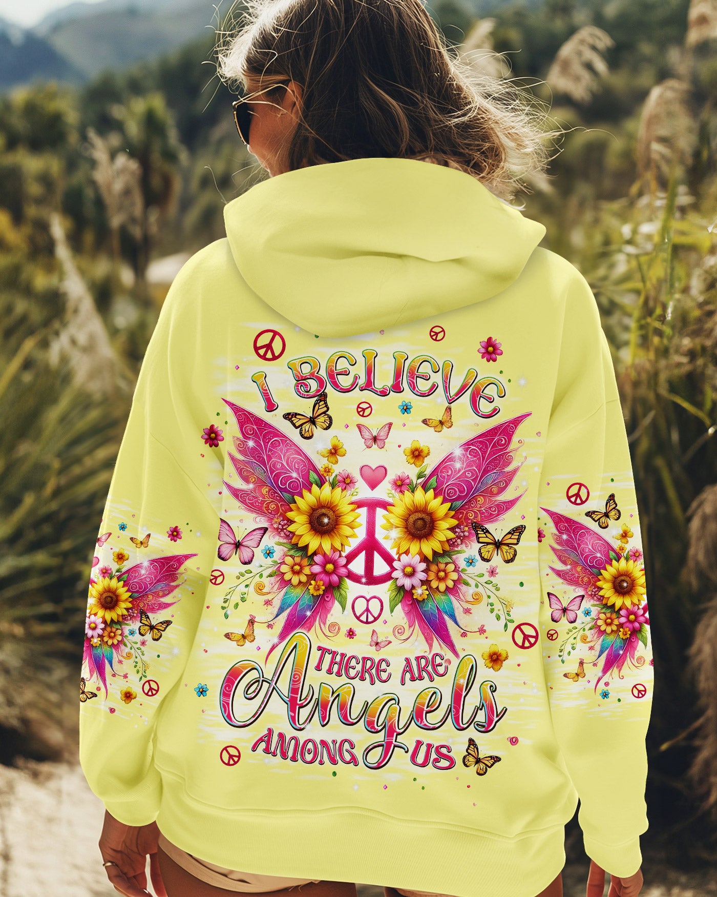I BELIEVE THERE ARE ANGELS AMONG US WINGS ALL OVER PRINT - TLPQ2108241