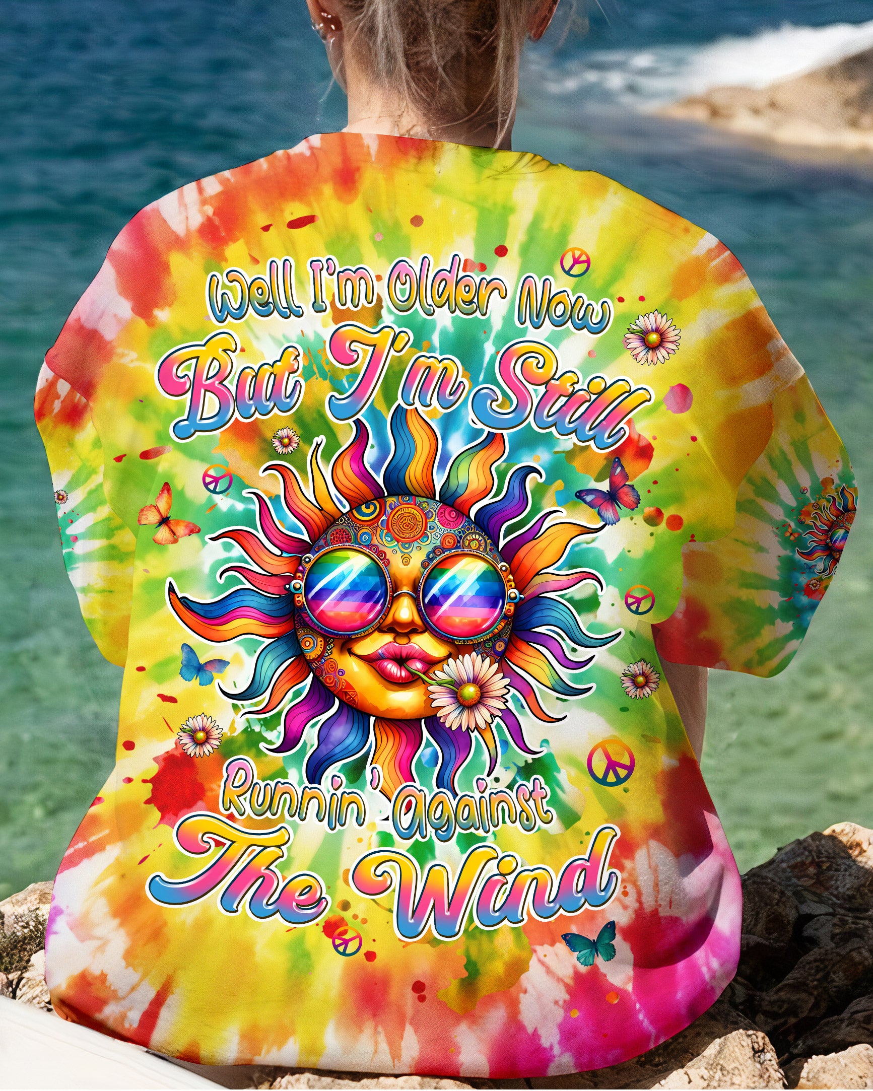 RUNNING AGAINST THE WIND HIPPIE SUN ALL OVER PRINT - TLPQ2506243