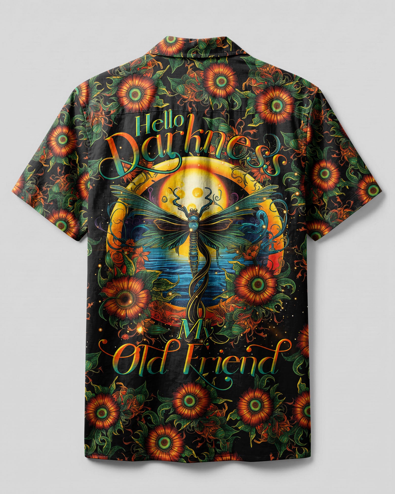 HELLO DARKNESS MY OLD FRIEND DRAGONFLY CAMP SHIRT - TLTR1007236