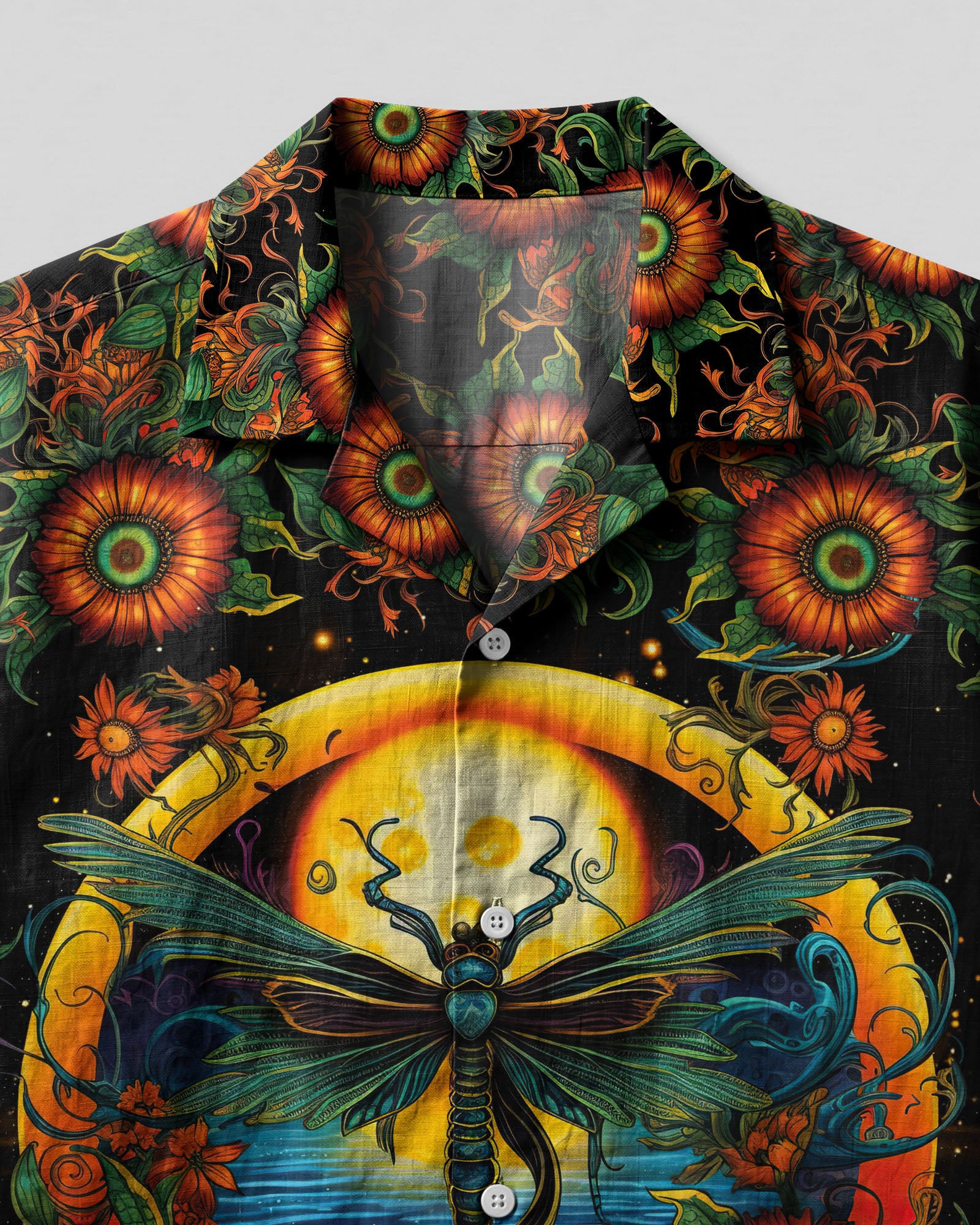 HELLO DARKNESS MY OLD FRIEND DRAGONFLY CAMP SHIRT - TLTR1007236