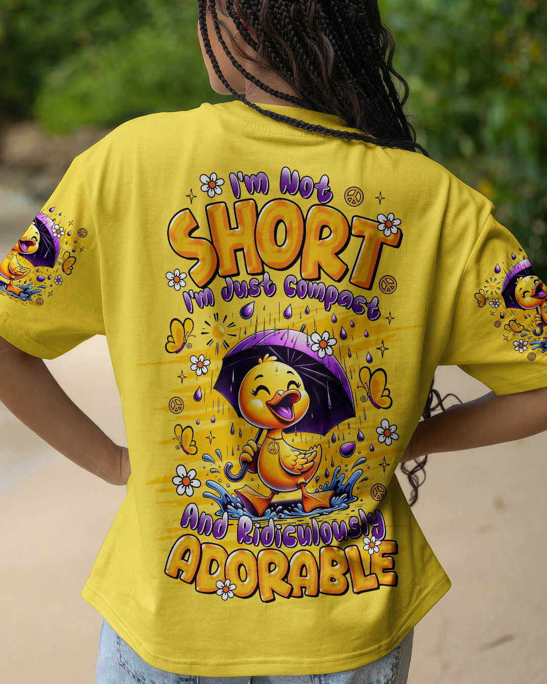 I'M NOT SHORT DUCK ALL OVER PRINT - TLTR2808253