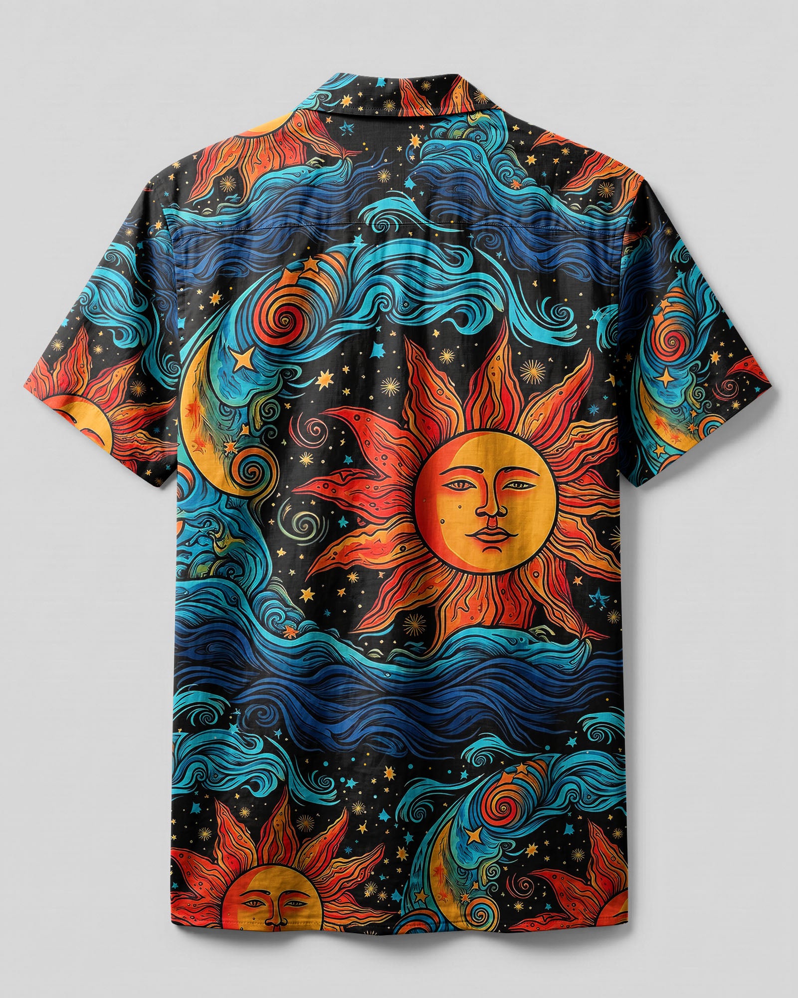 SUN AND MOON BEACH CAMP SHIRT - TLTW3005231