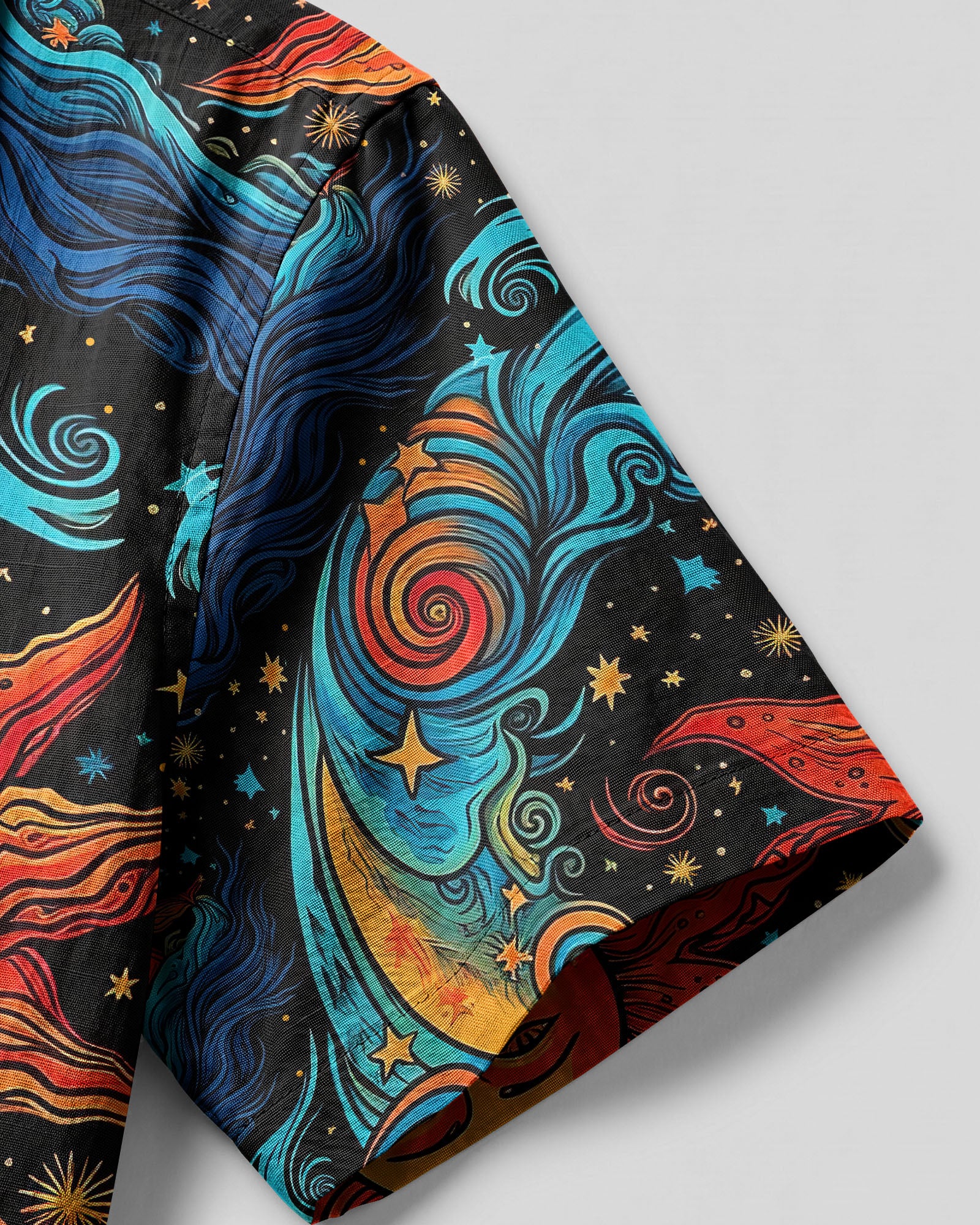 SUN AND MOON BEACH CAMP SHIRT - TLTW3005231