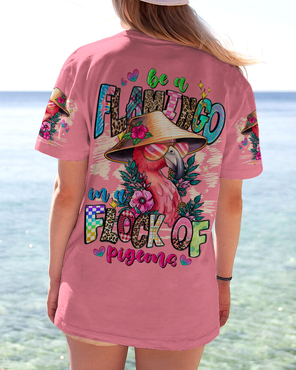 BE A FLAMINGO ALL OVER PRINT - TYTM0806231