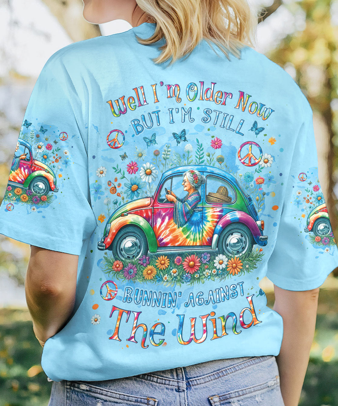 RUNNING AGAINST THE WIND TIE DYE ALL OVER PRINT - YHLT2501243