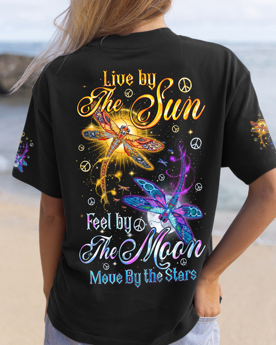 LIVE BY THE SUN DRAGONFLIES ALL OVER PRINT - TYQY0402262