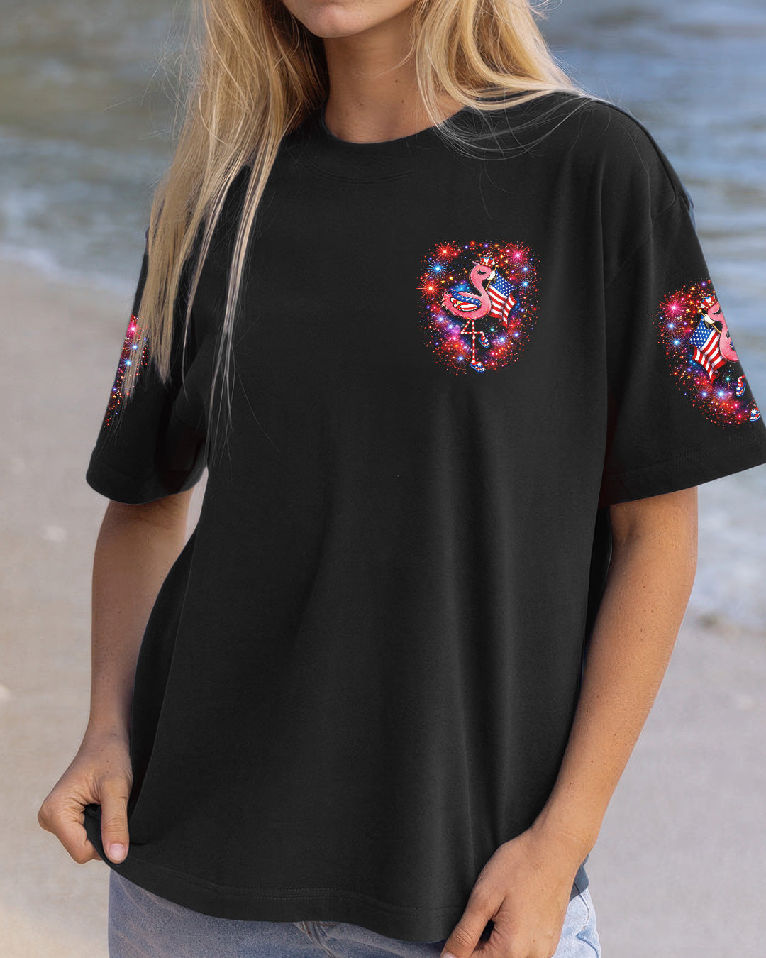 PROUD TO BE AN AMERIMINGO FLAMINGO ALL OVER PRINT - TLNO2303262