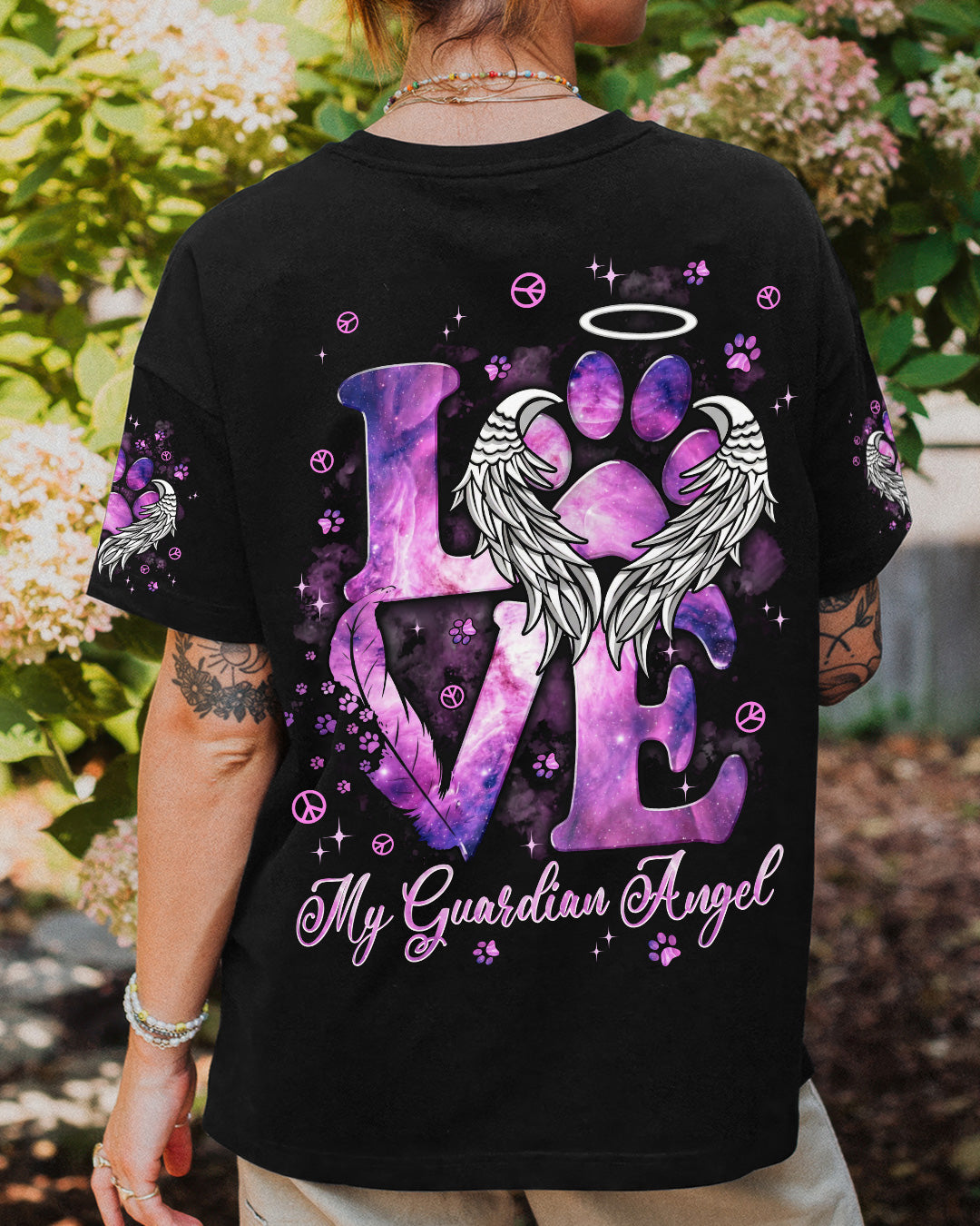 LOVE MY GUARDIAN ANGEL PAW ALL OVER PRINT - TYPQ0502261