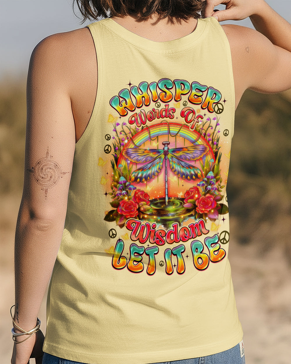 WHISPER WORDS OF WISDOM LET IT BE DRAGONFLY ALL OVER PRINT - TYQY3001261