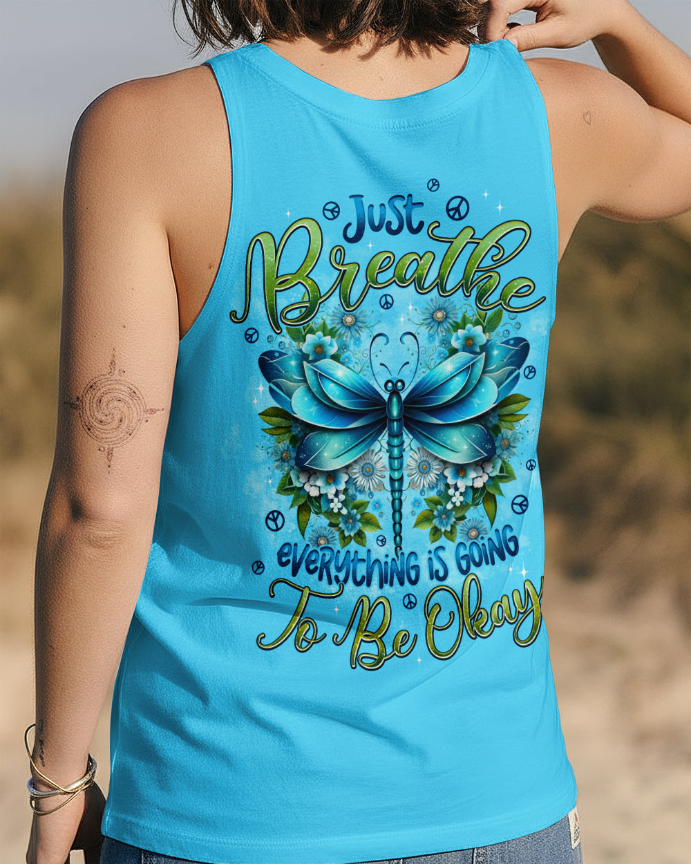JUST BREATHE DRAGONFLY ALL OVER PRINT - TYPQ2901262