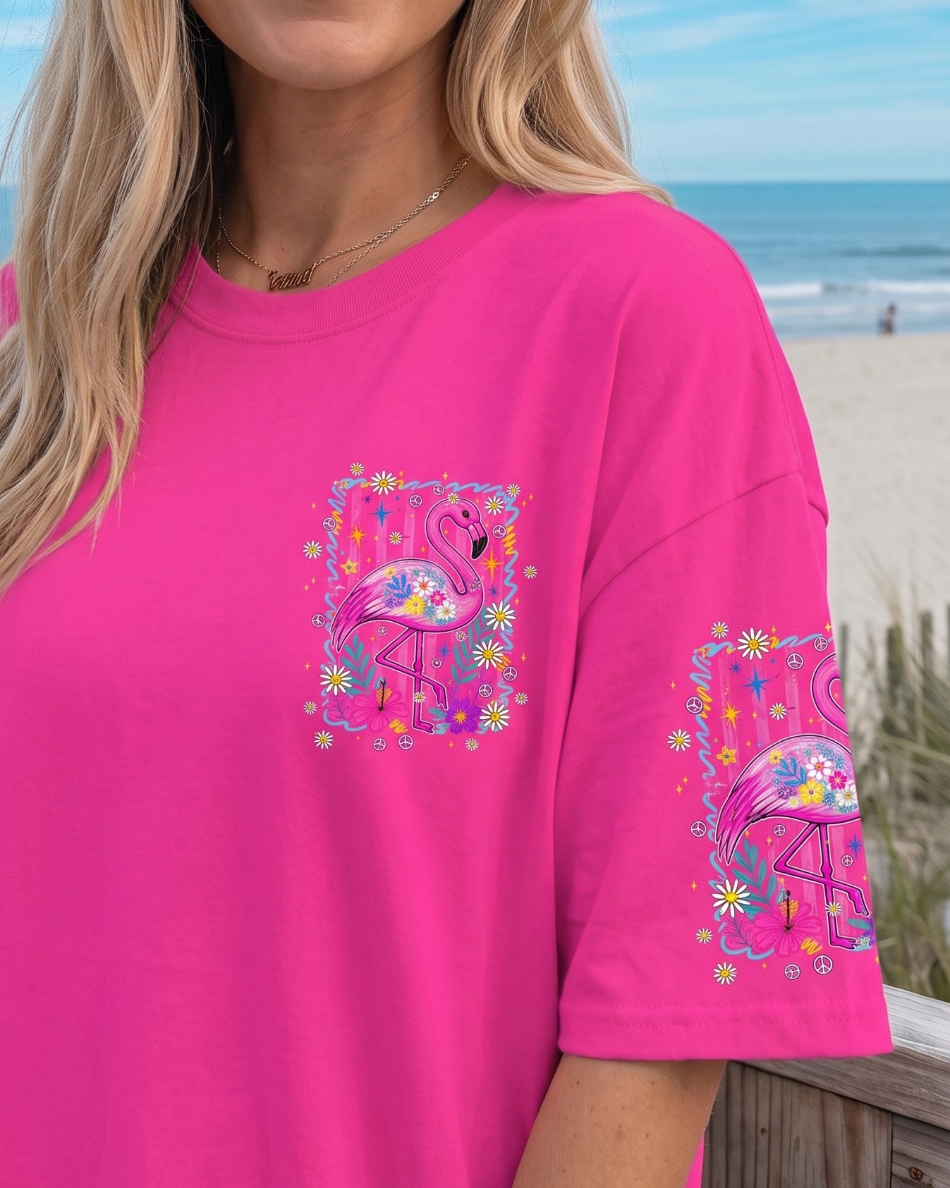 I'M FLOCKING FABULOUS FLAMINGO ALL OVER PRINT - TYPQ0107261