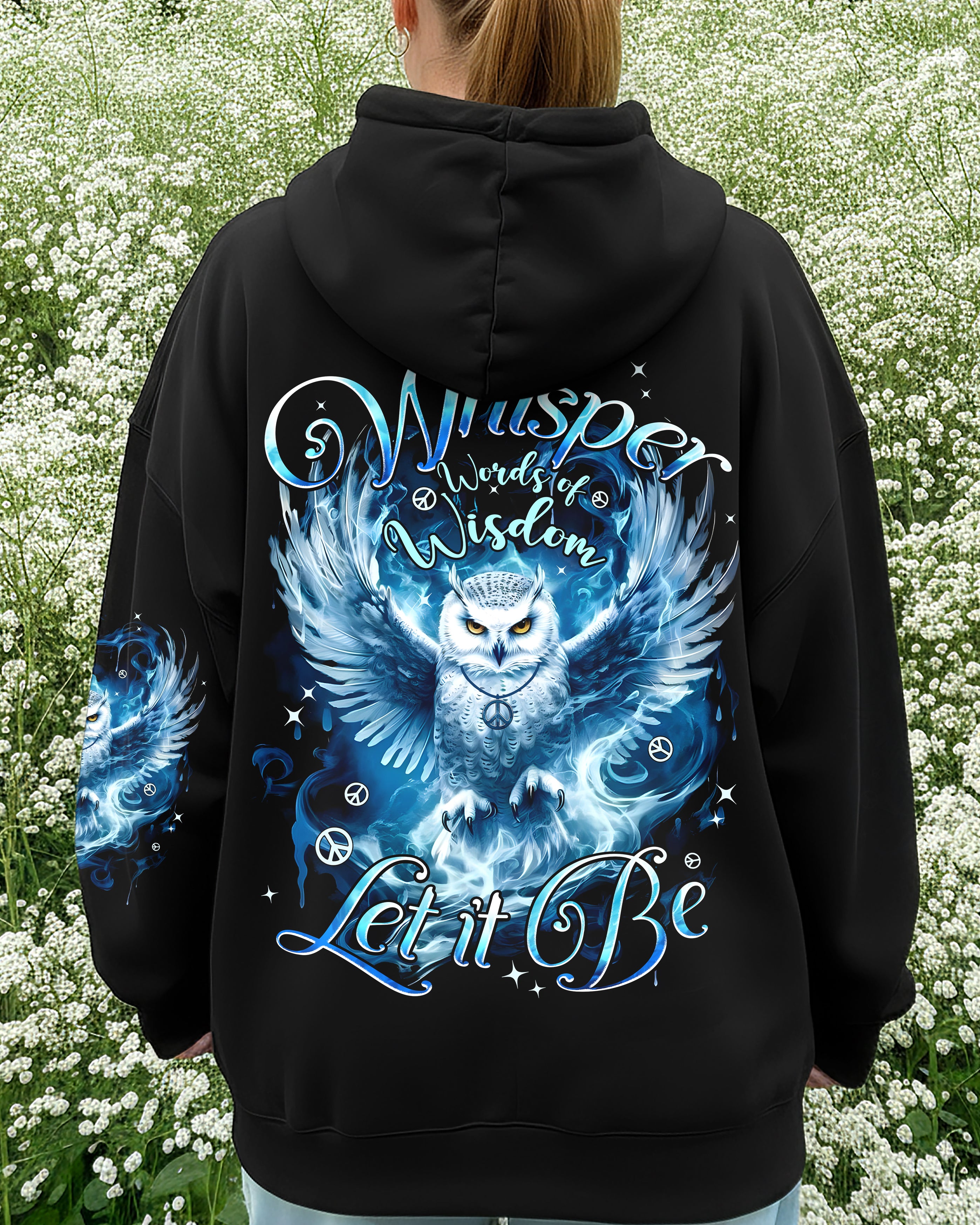 WHISPER WORDS OF WISDOM LET IT BE OWL ALL OVER PRINT - TYPQ0111251