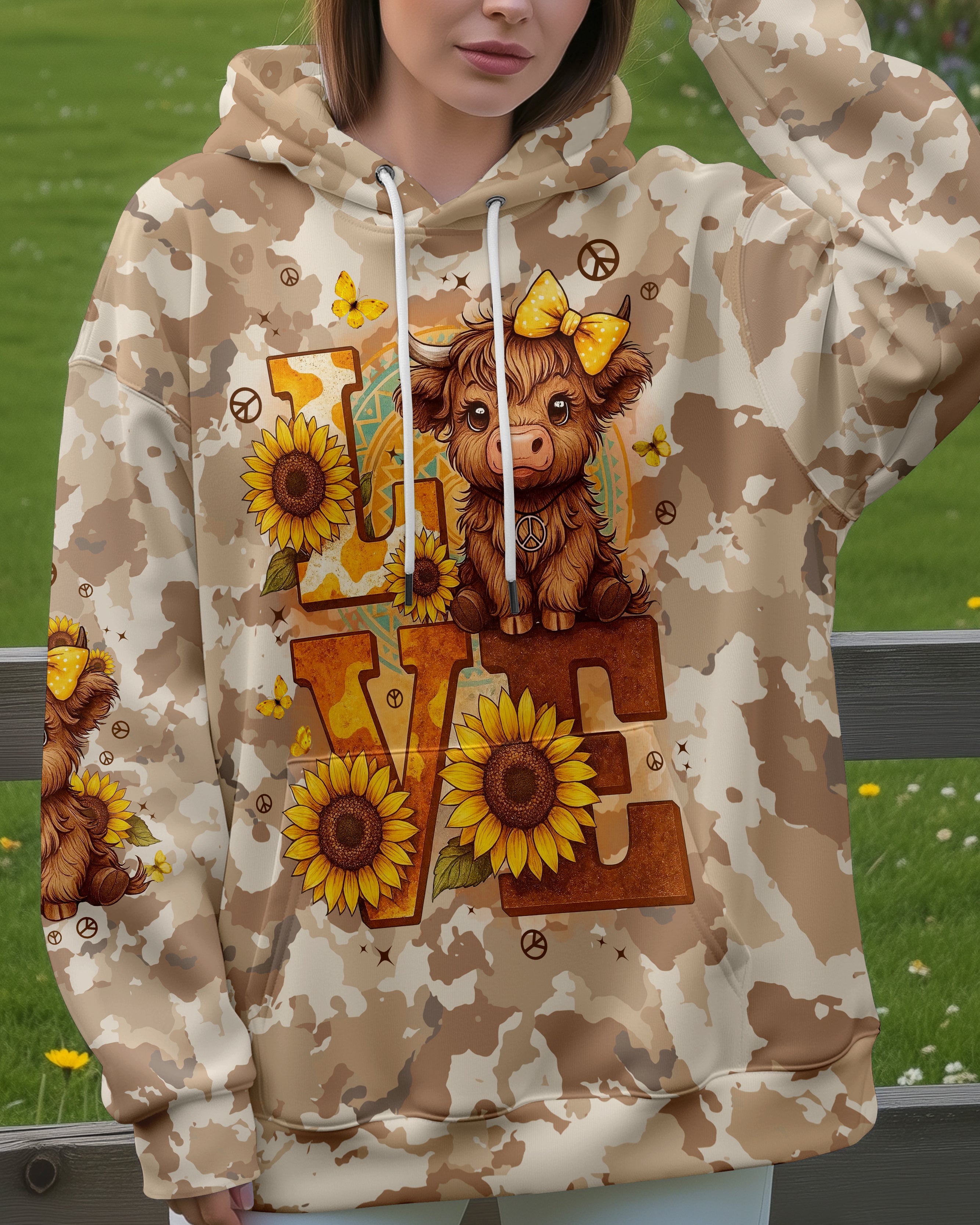 LOVE COW CAMO ALL OVER PRINT - TYPQ0212252