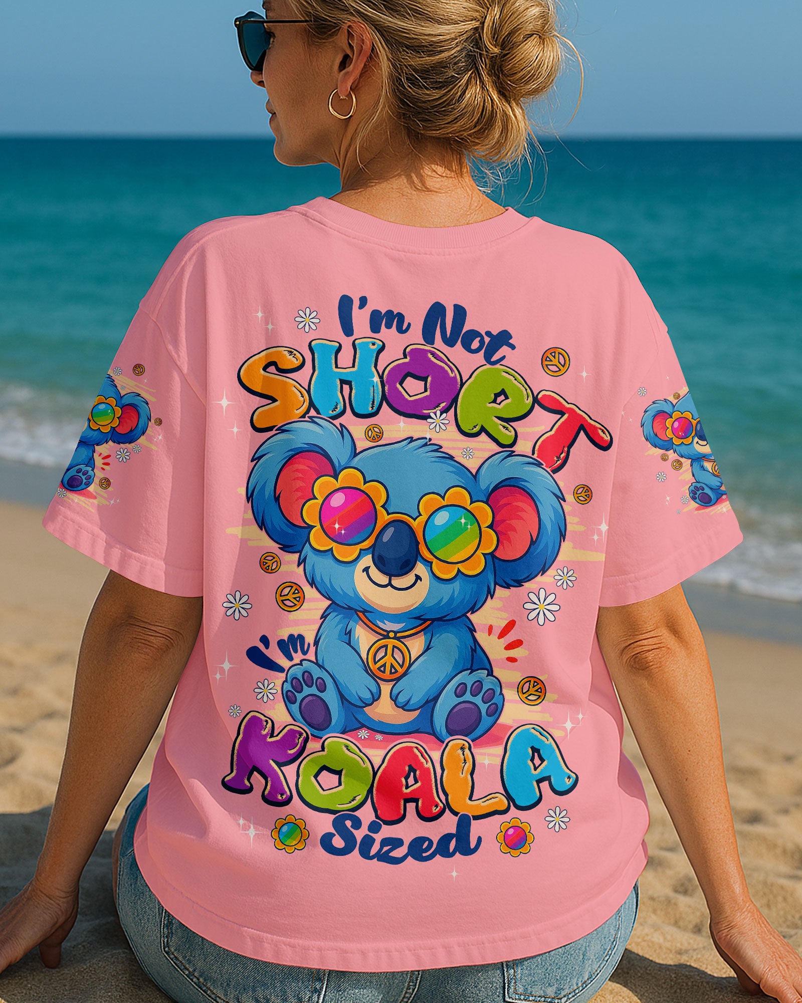 I'M NOT SHORT I'M KOALA SIZED HIPPE ALL OVER PRINT - TYPQ0408251